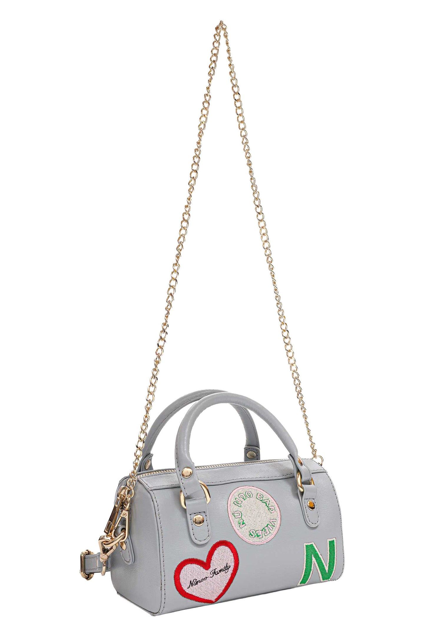 SMALL MAYA DETAILS FLORENCE LIGHT GREY W. GOLD 3