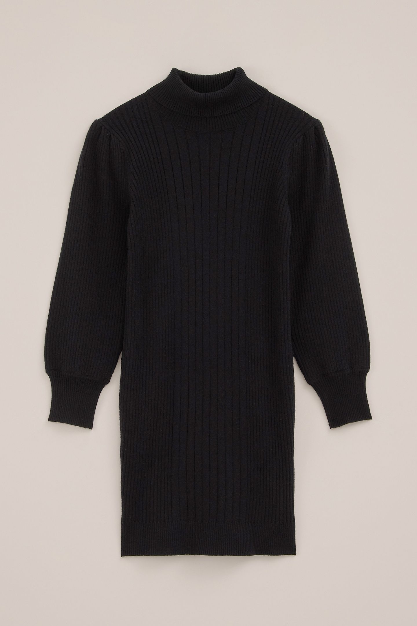 DRESS MID LENGTH BLACK 3