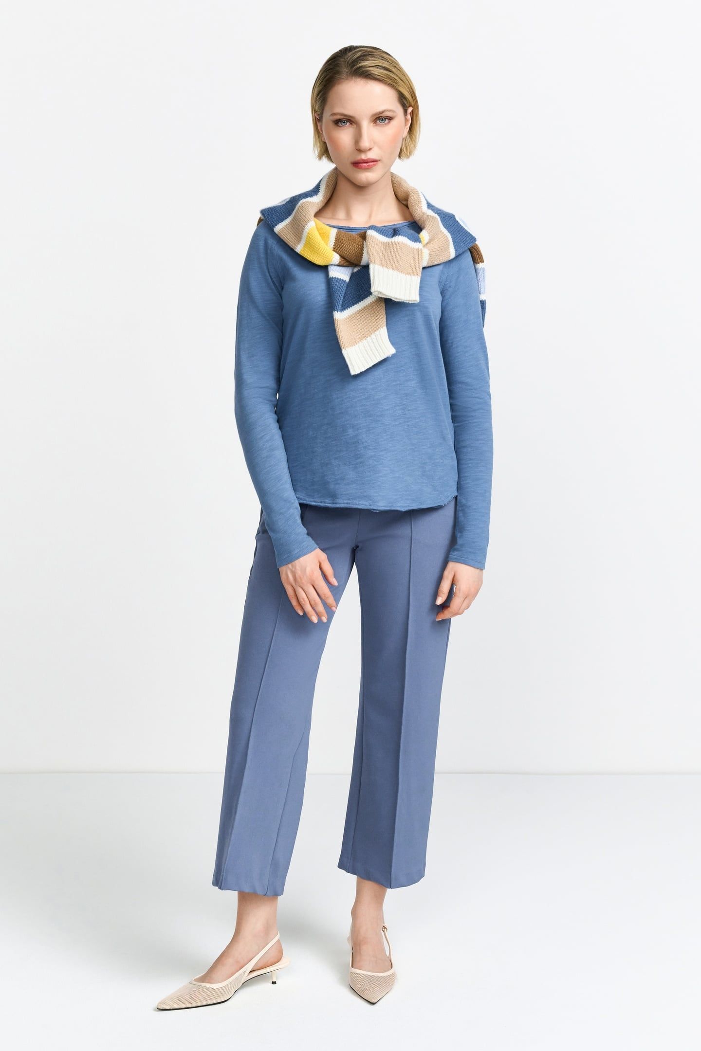 ORGANIC HEAVY JERSEY VINTAGE BLUE 1
