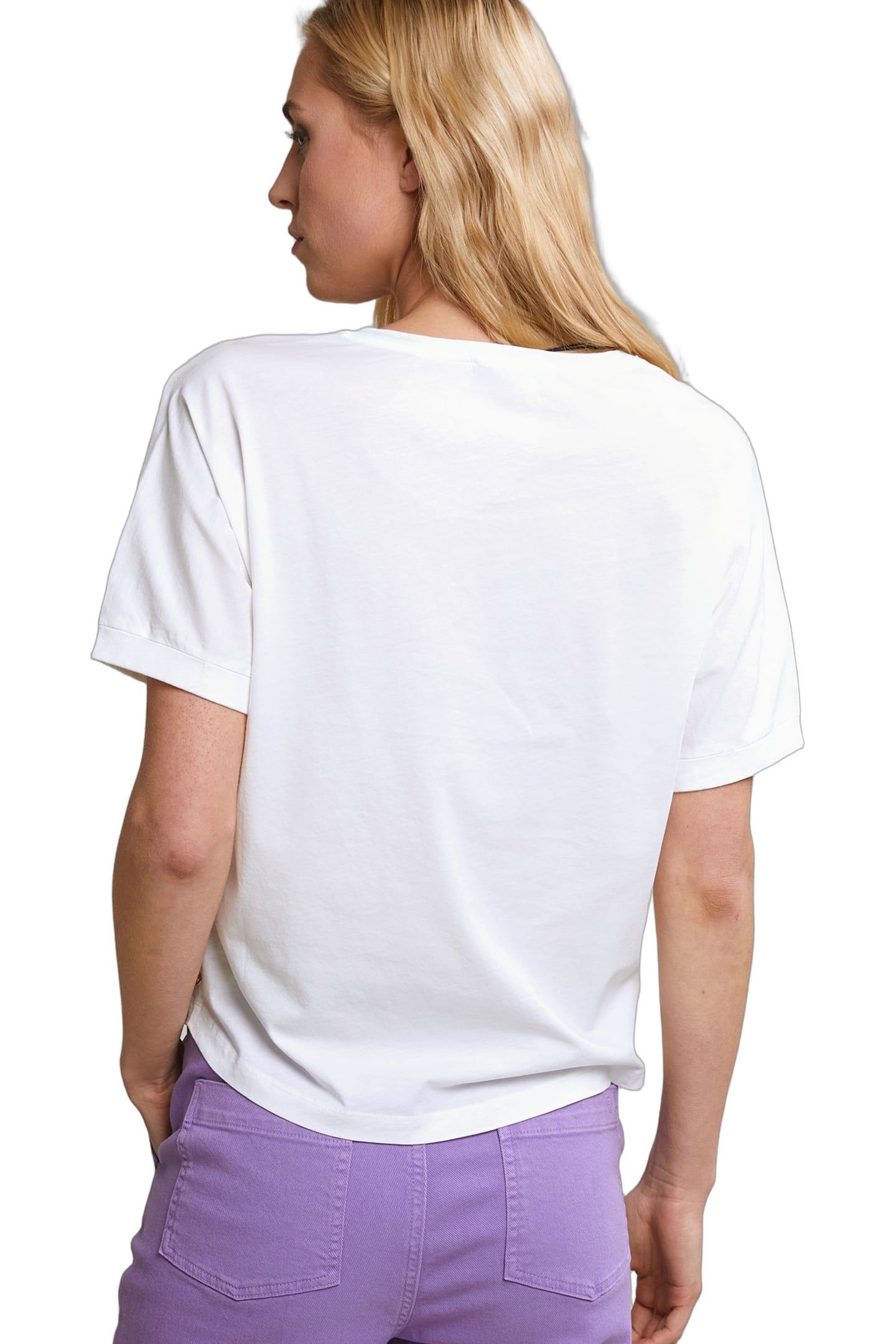 OFF WHITE/PURPLE FANTASY T-SHIRT SHORT SLEEVES 2