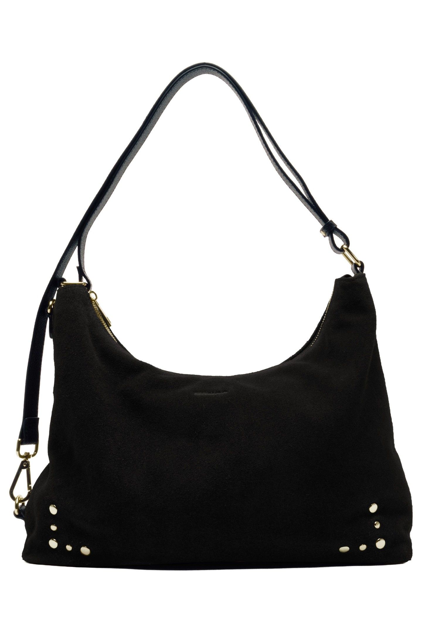 RIO SUEDE BLACK W. GOLD 2