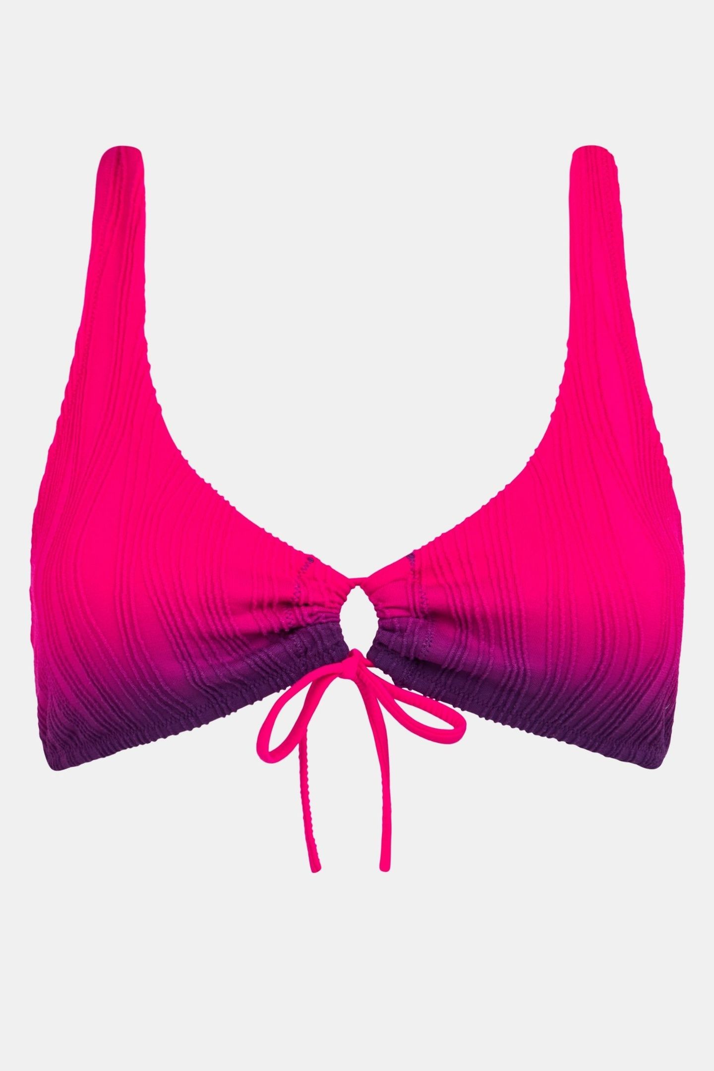 SW BRA WF TSHIRT PLUNGE SUNSET TIE & DYE 3