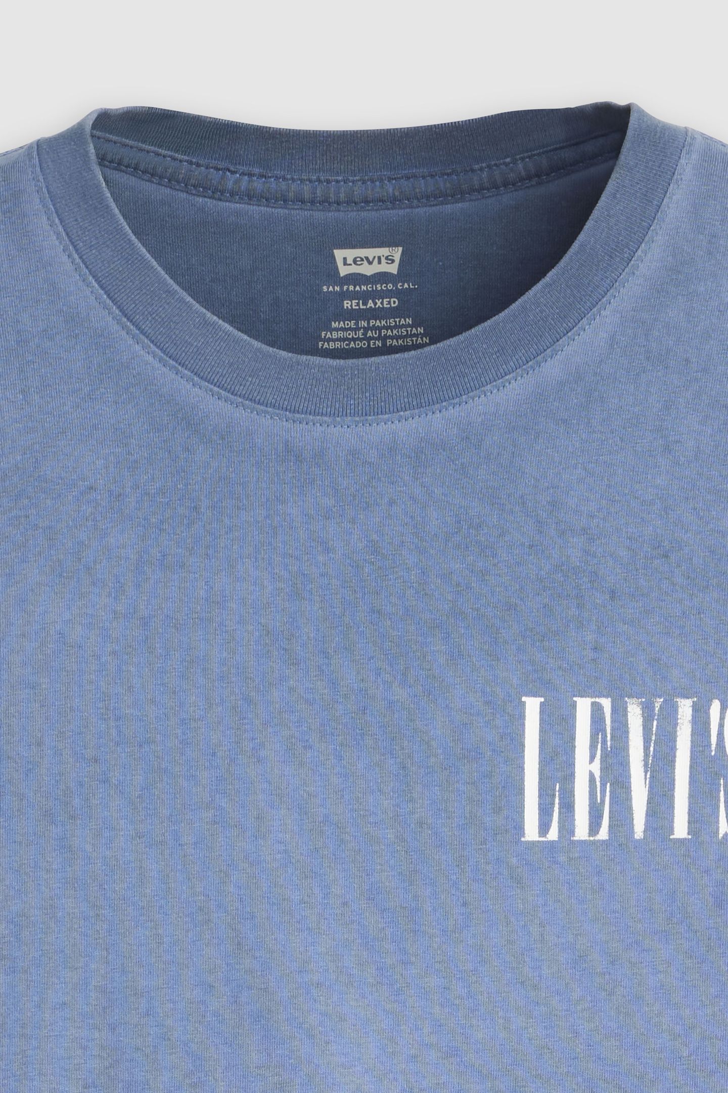 SS RELAXED FIT TEE DISTRESSED SERIF 4