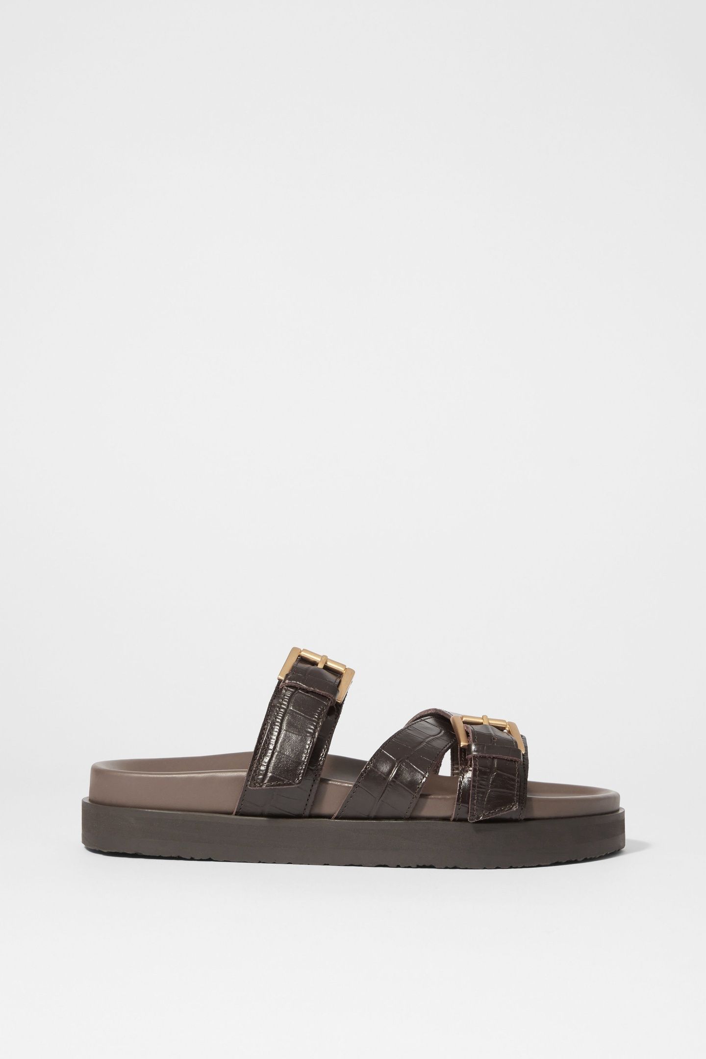 KAIA SUMMER FLAT BROWN 1