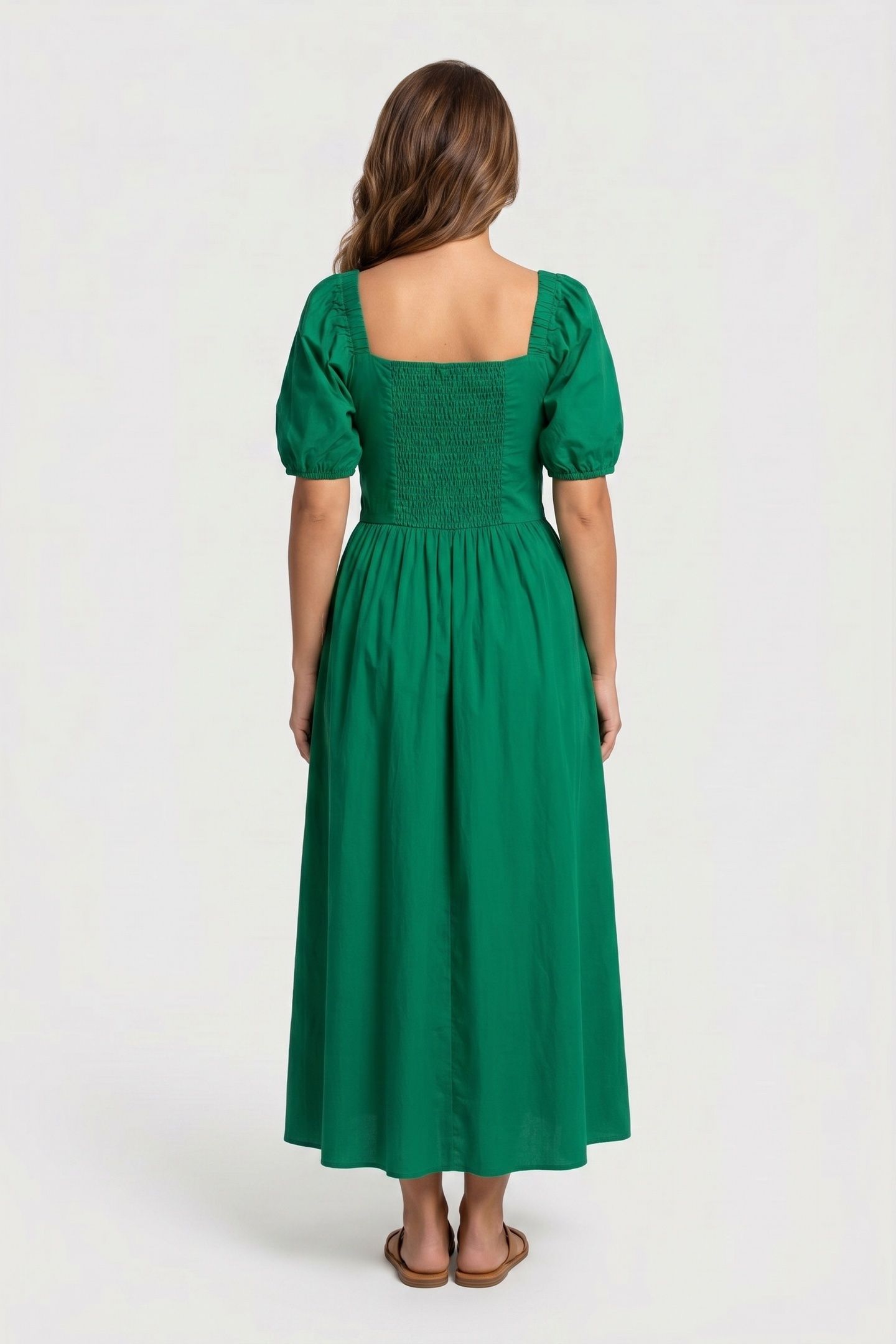 CLEIA DRESS GREEN 2