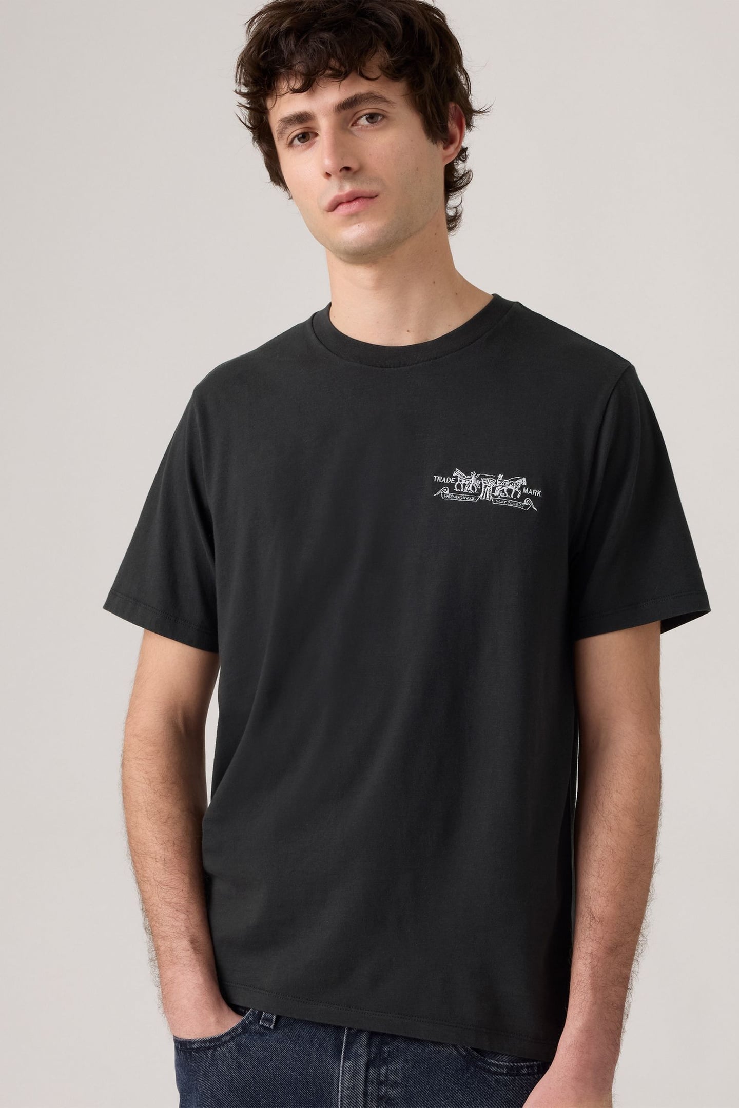GRAPHIC CREWNECK TEE ORGINAL TWO HORSE B 2