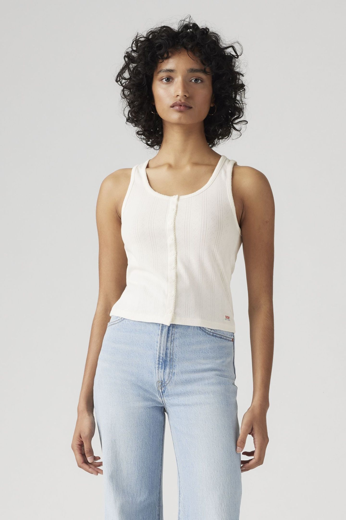 DRY GOODS POINTELLE TANK TOP 2