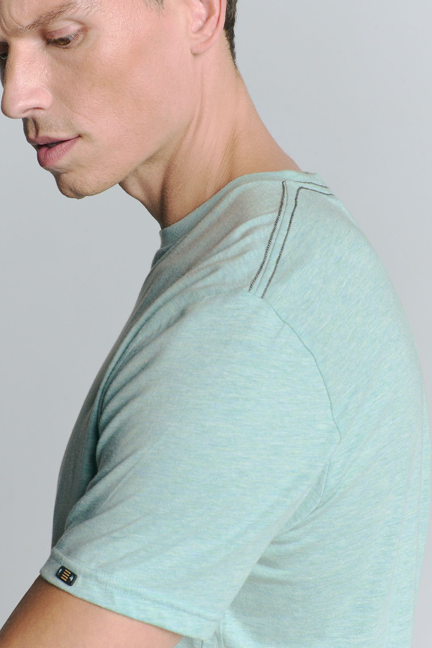 T-SHIRT CREWNECK MELANGE ICE 6