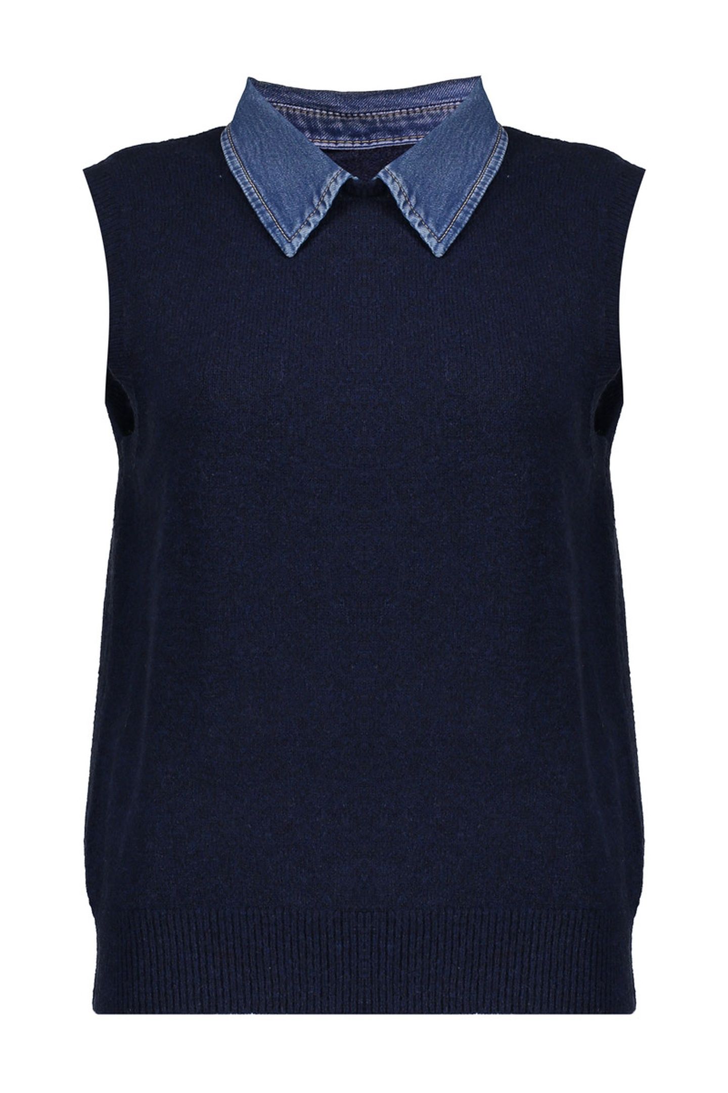 SPENCER NAVY + DENIM COLLAR 1