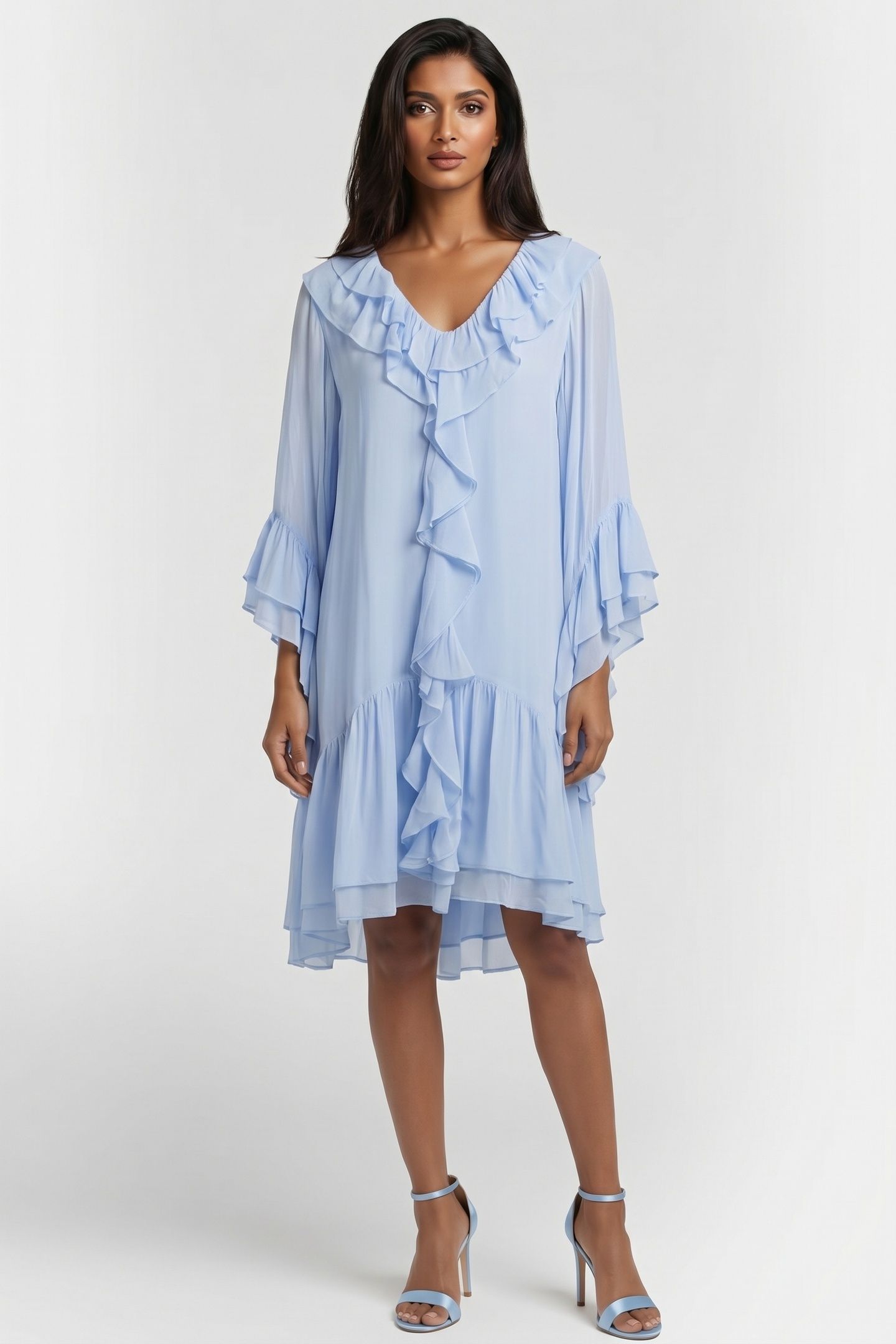 NORA DRESS BLUE 1