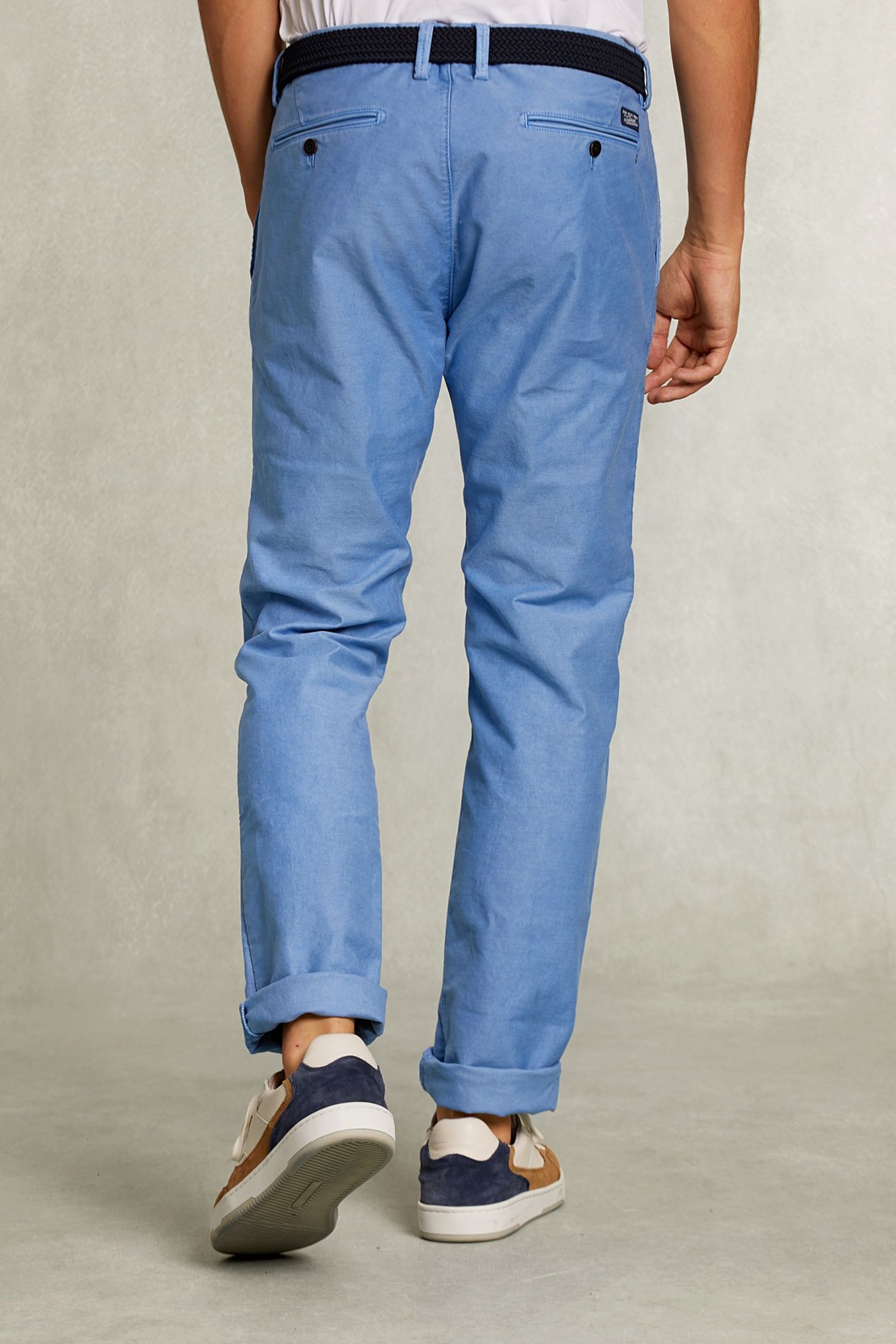 BASIC CHINO SF STRETCH BLUE 2