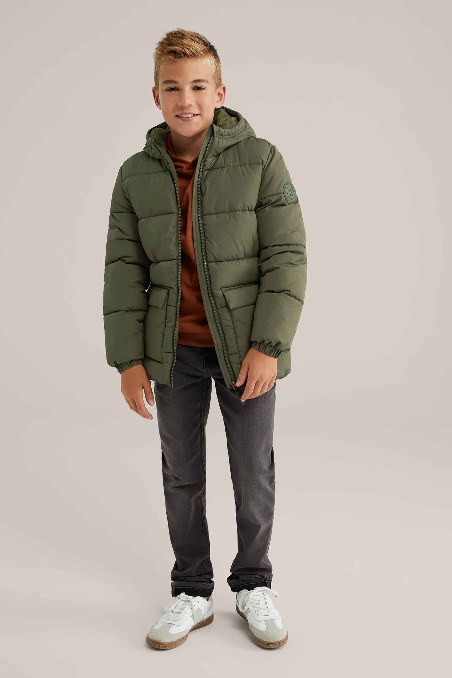 JACKET MIDLONG ARMY GREEN 1