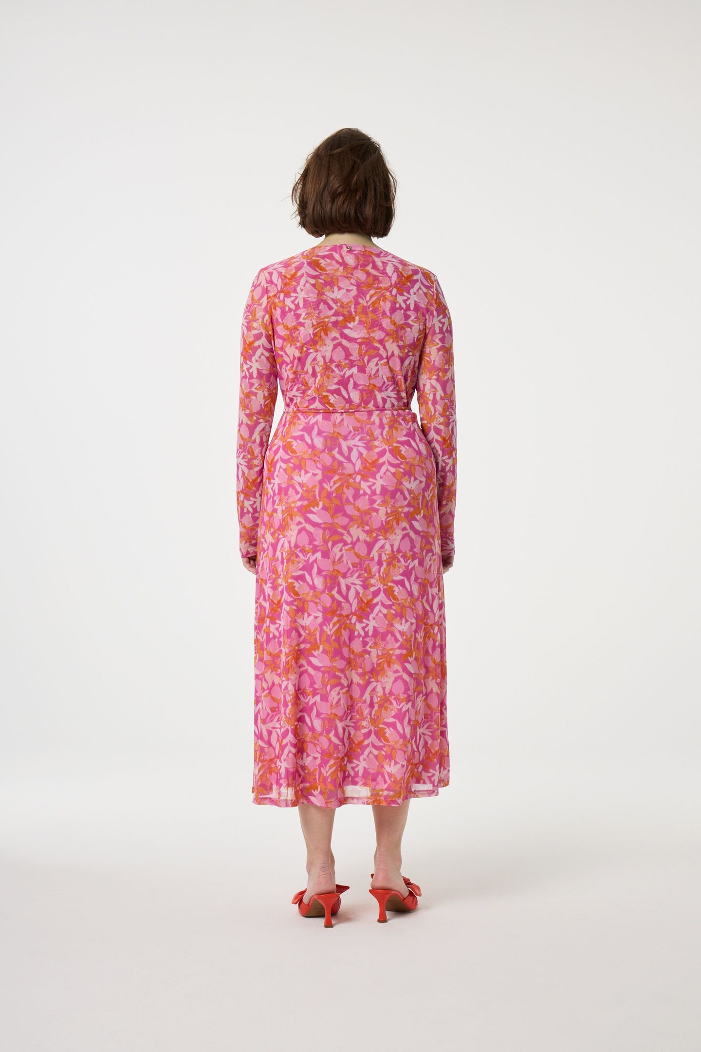 NATTY DRESS PINK GLOW/TANGERINE 3