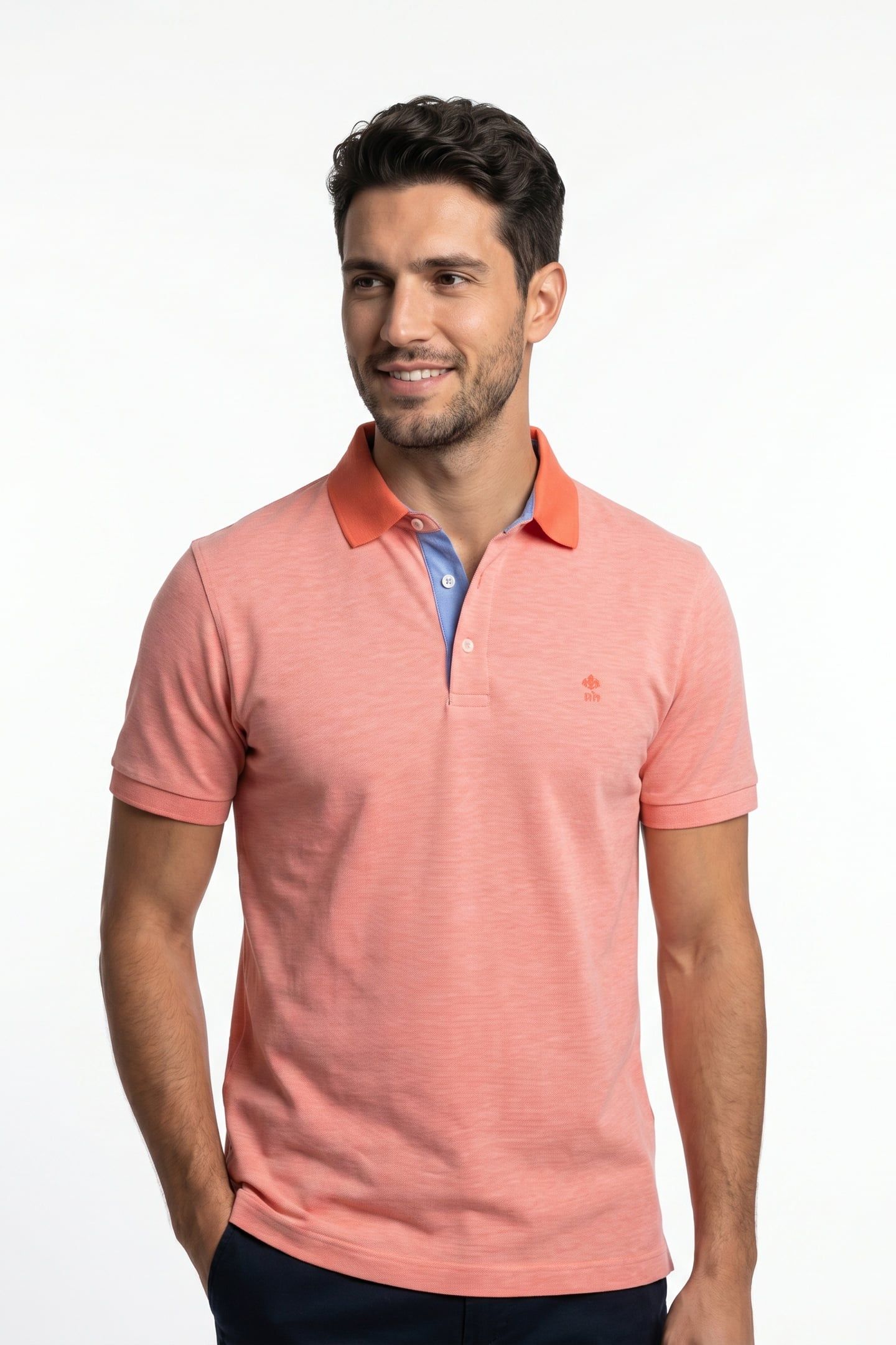 LUX JASPE PIQUE CF SS PINK 1