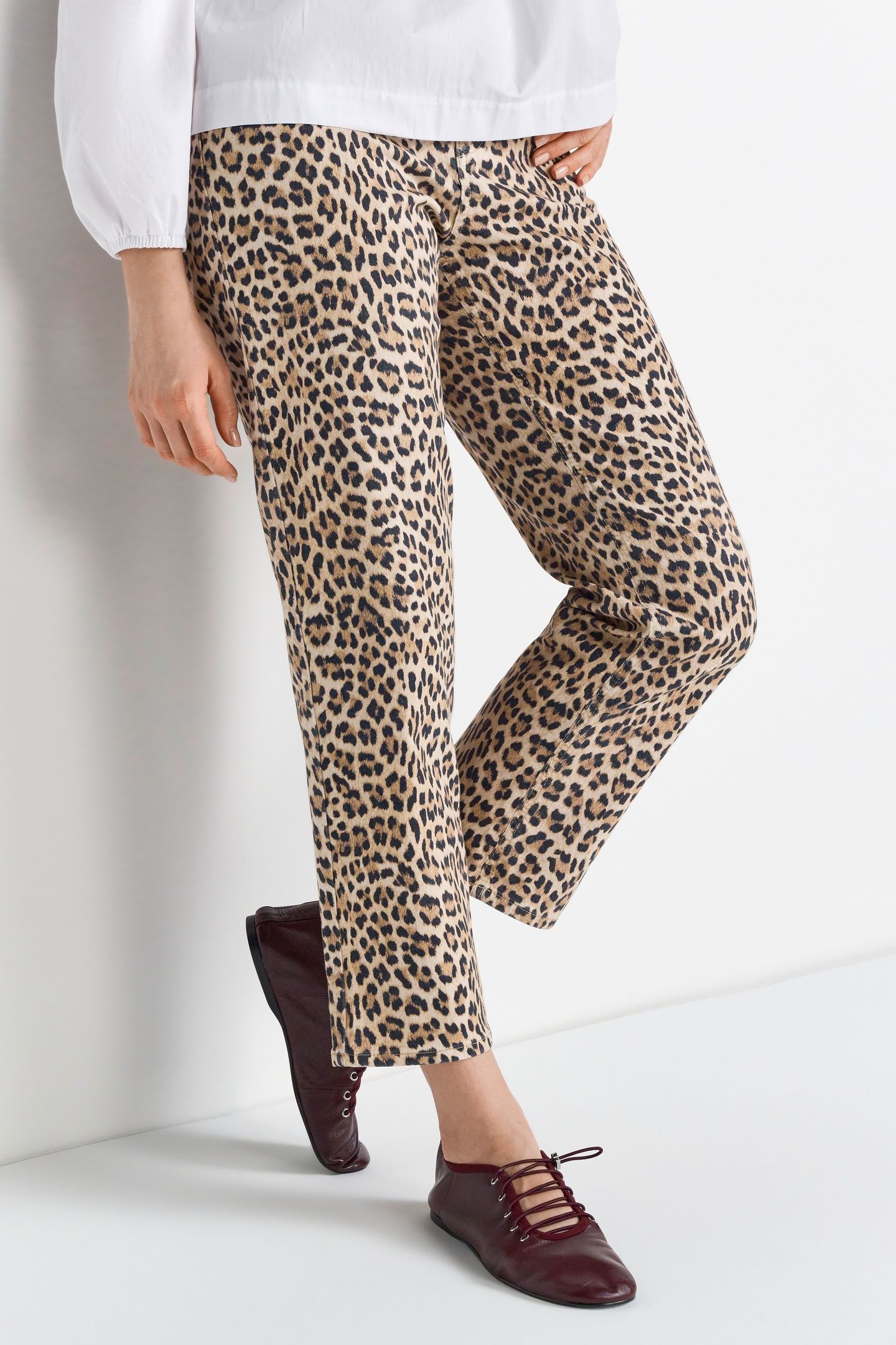 VINTAGE STRAIGHT LEOPARD PRINT CAFFEE LATTE 2