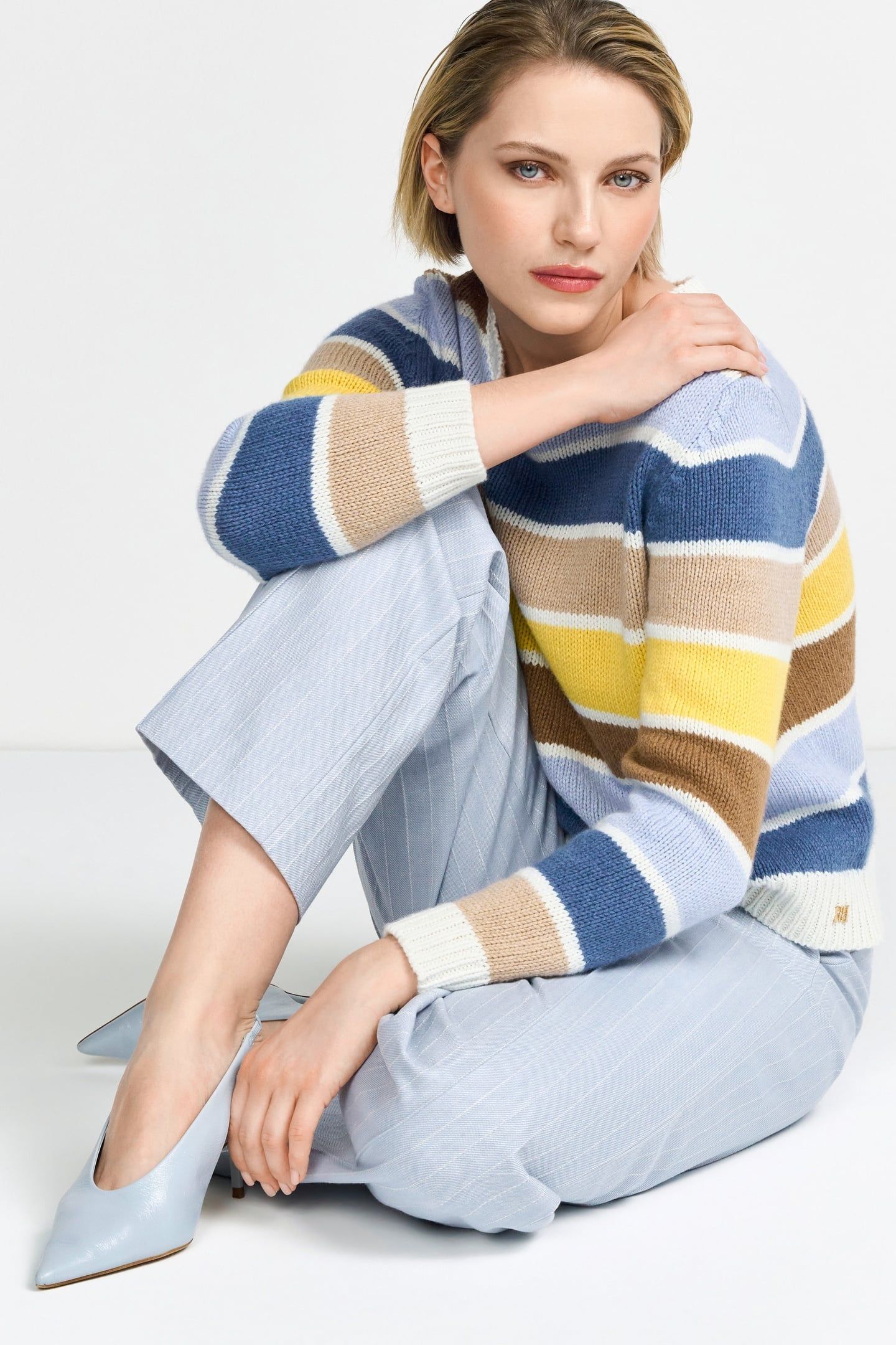 MULTICOLOURED STRIPE CREW RECYCLED ORIGINAL 5