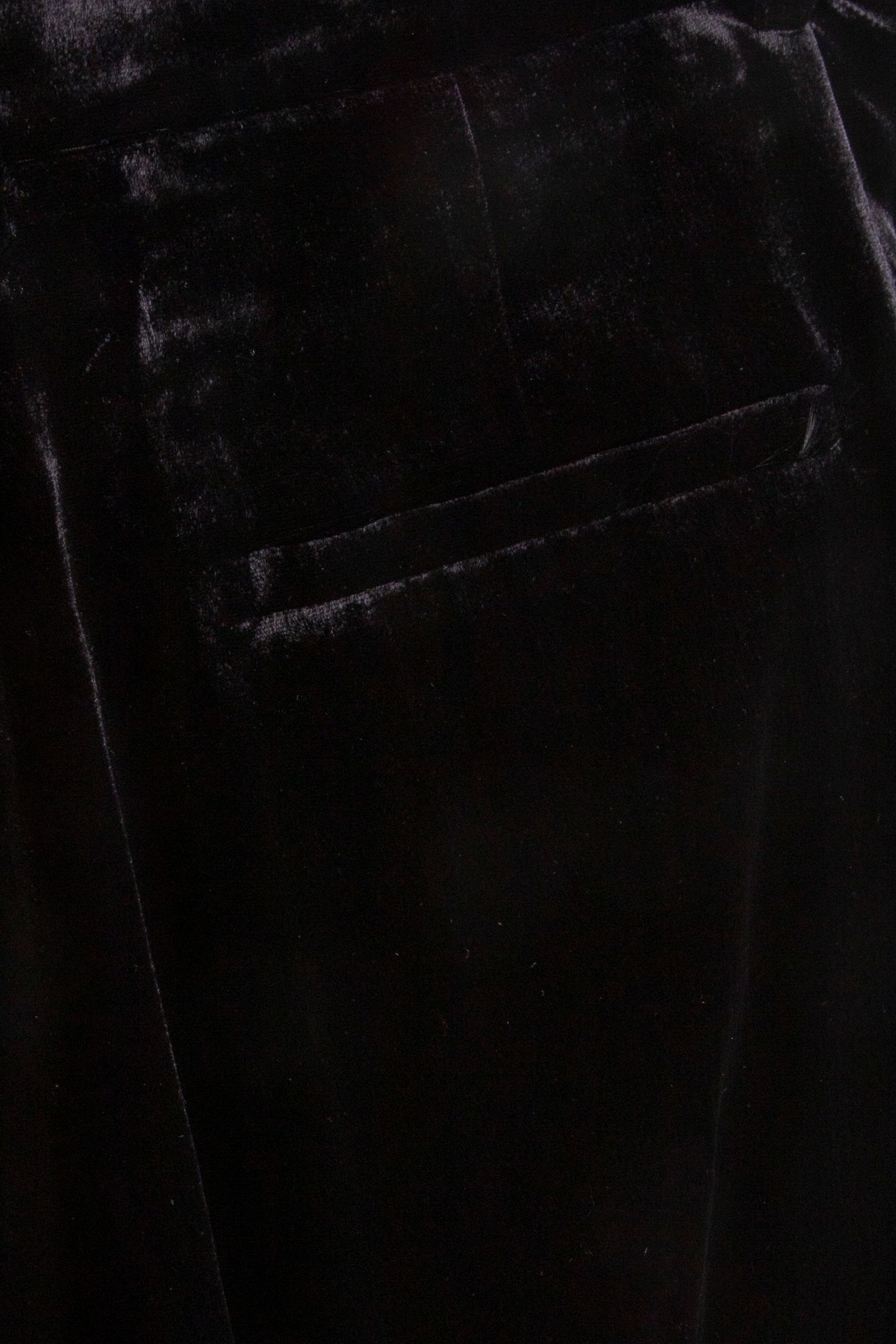 ISOLINE VELVET TROUSERS BLACK 5