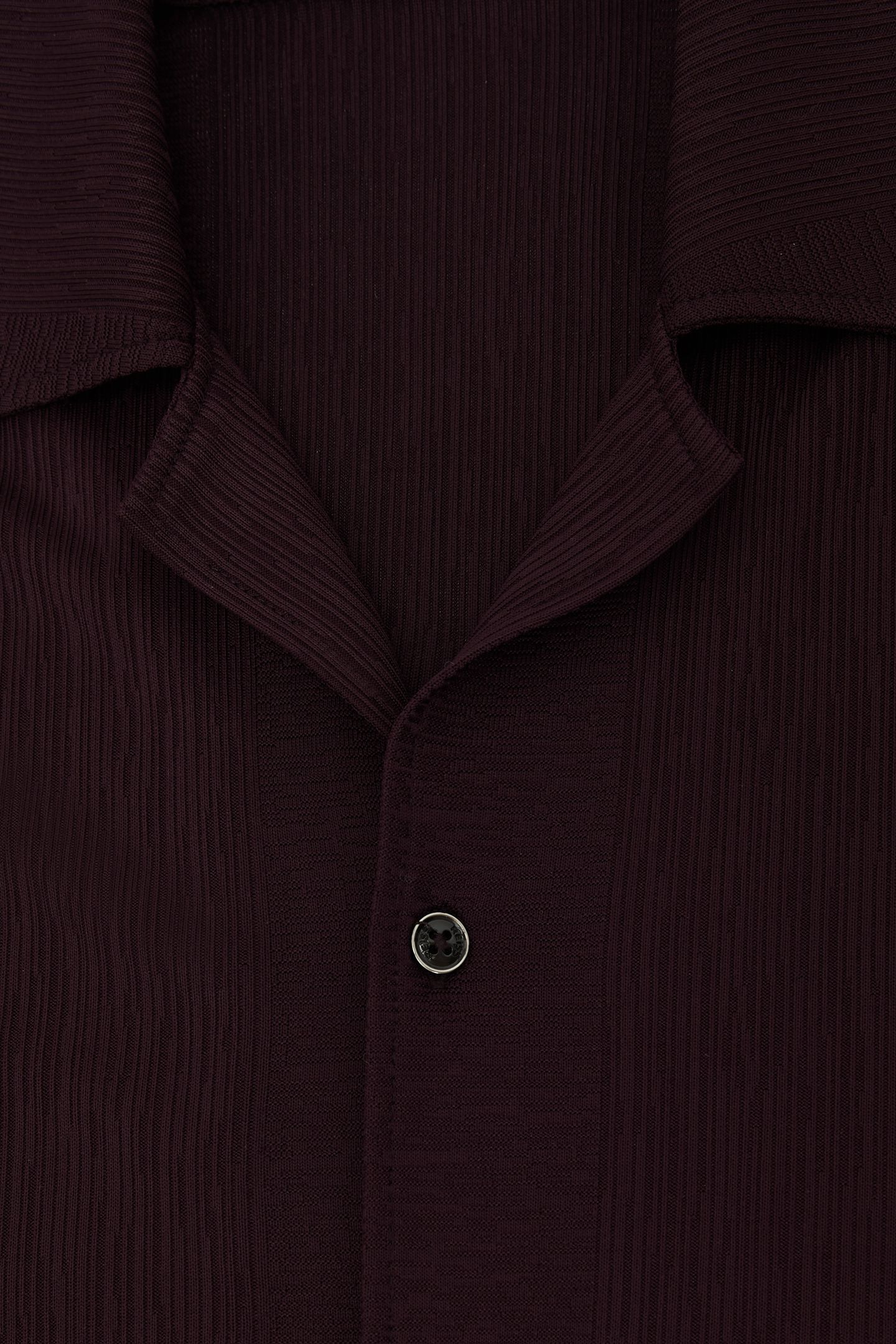 SS STRIPE JACQUARD CUBAN SHIRT CHERRY RED 6