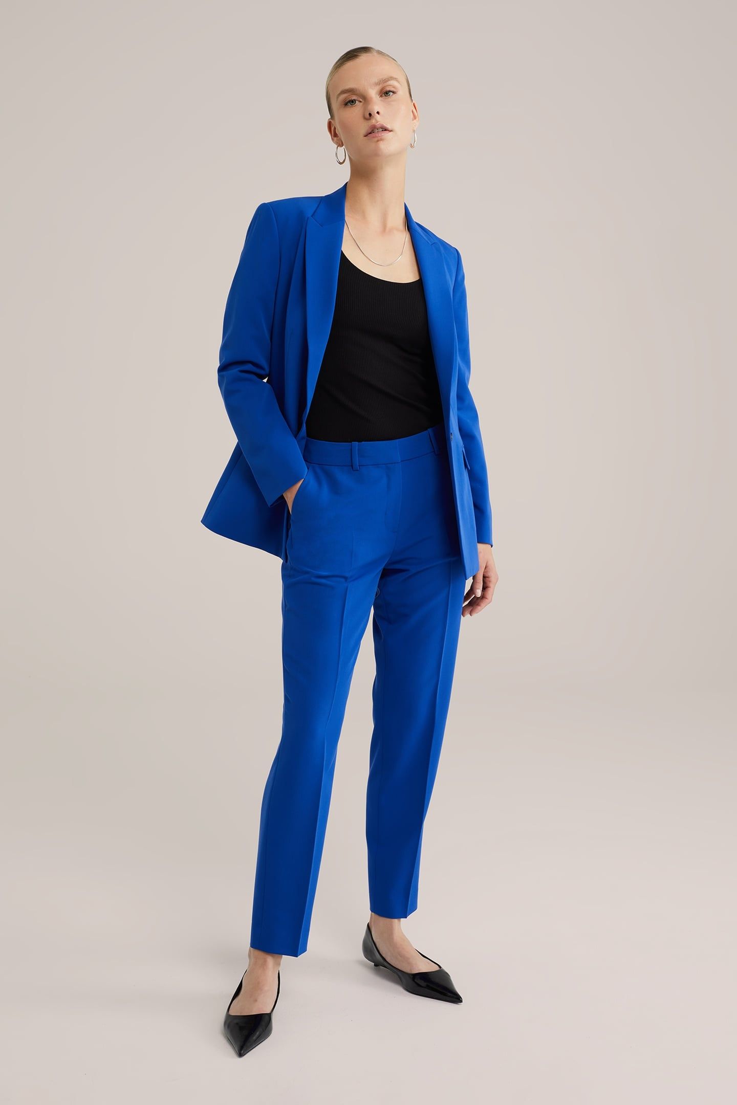 TROUSER COBALT BLUE 1