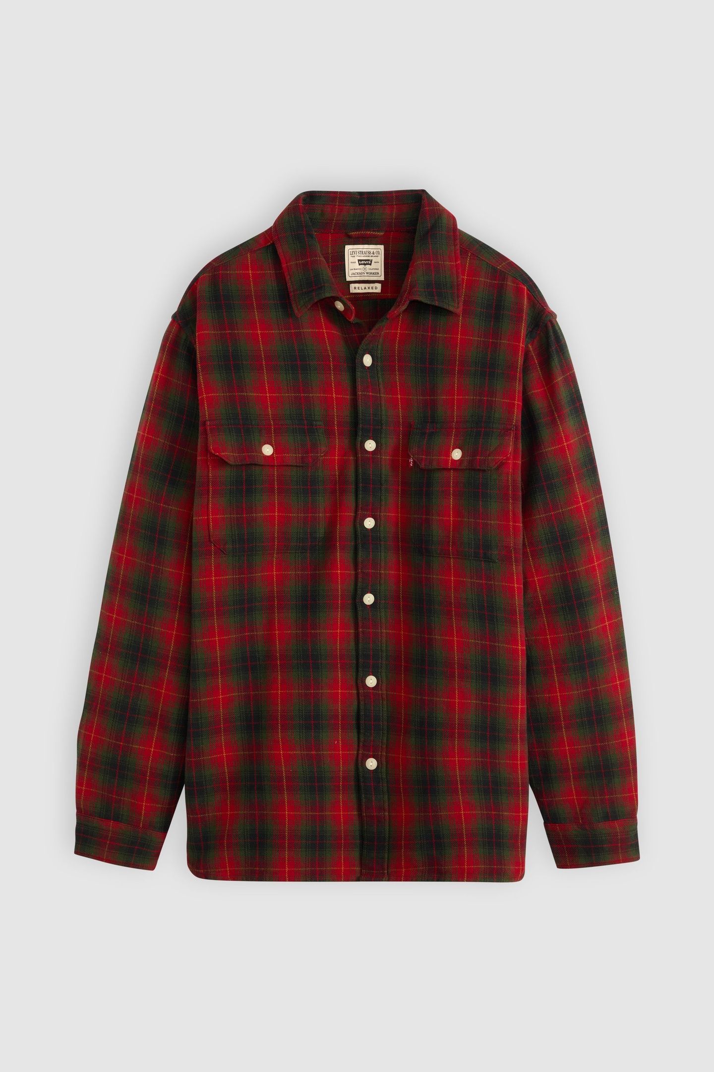 JACKSON WORKER CALVIN PLAID RHYTHMIC RED 4