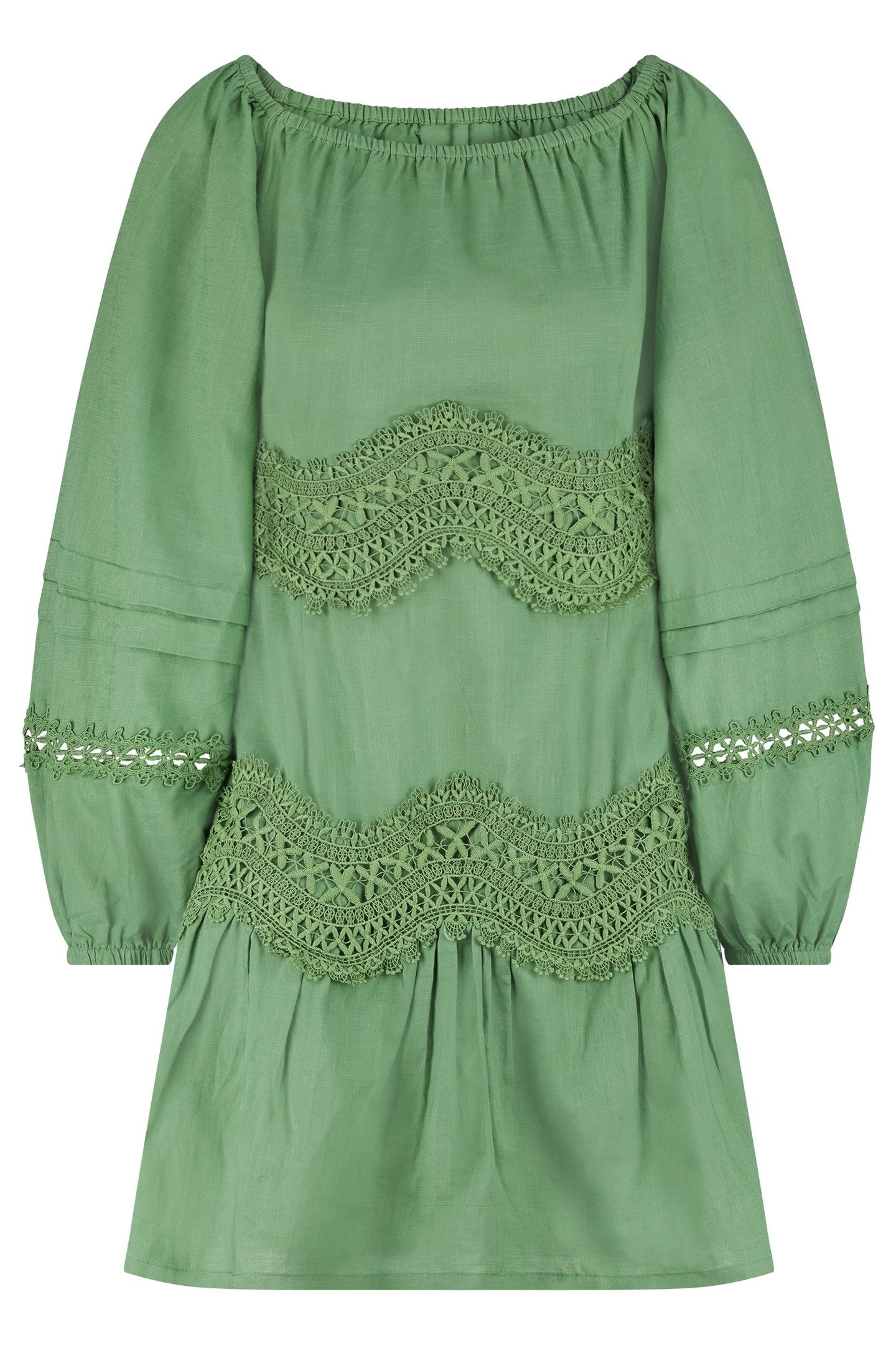 ANINE DRESS SOFT GREEN 1