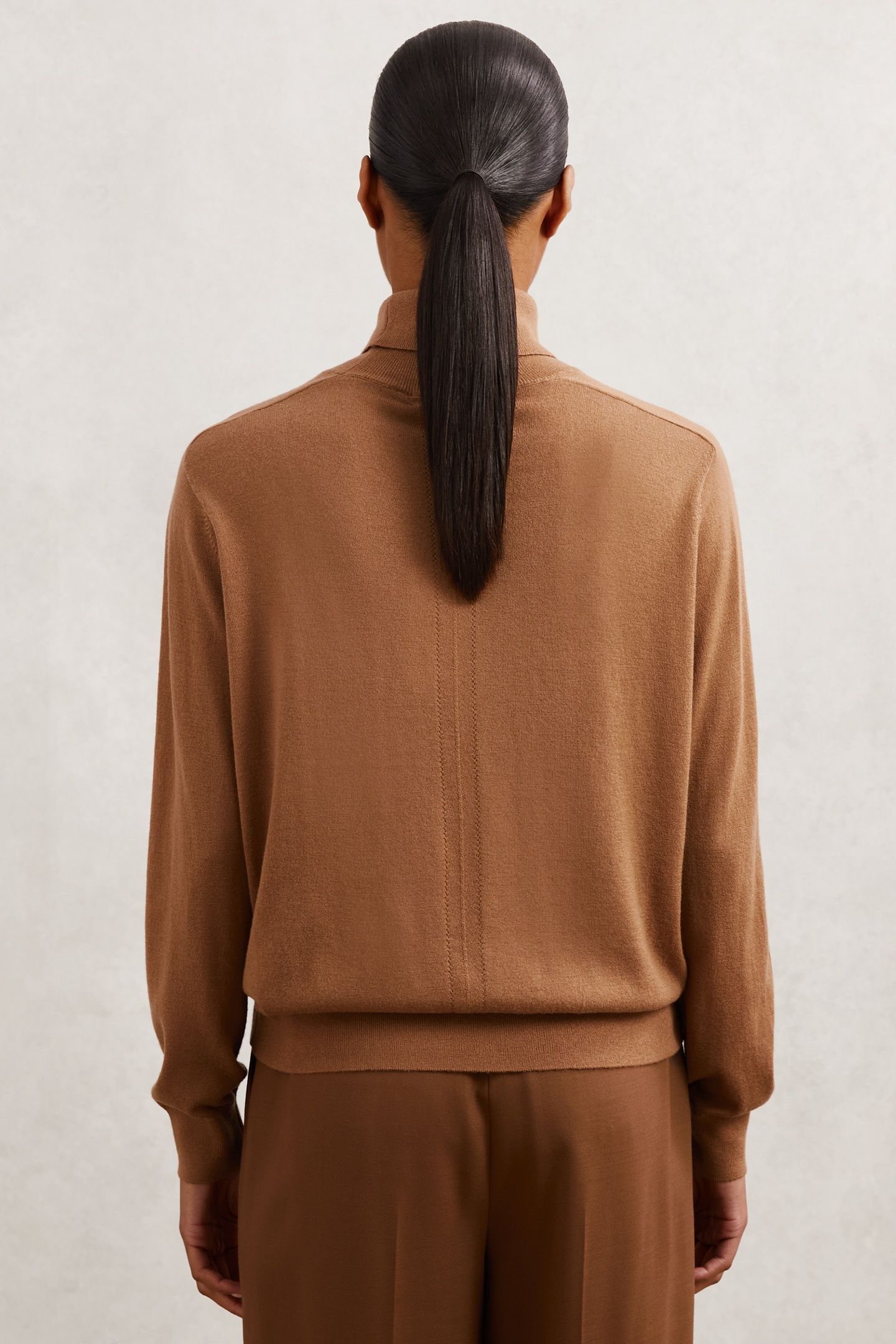 ROLL NECK JUMPER CAMEL 4