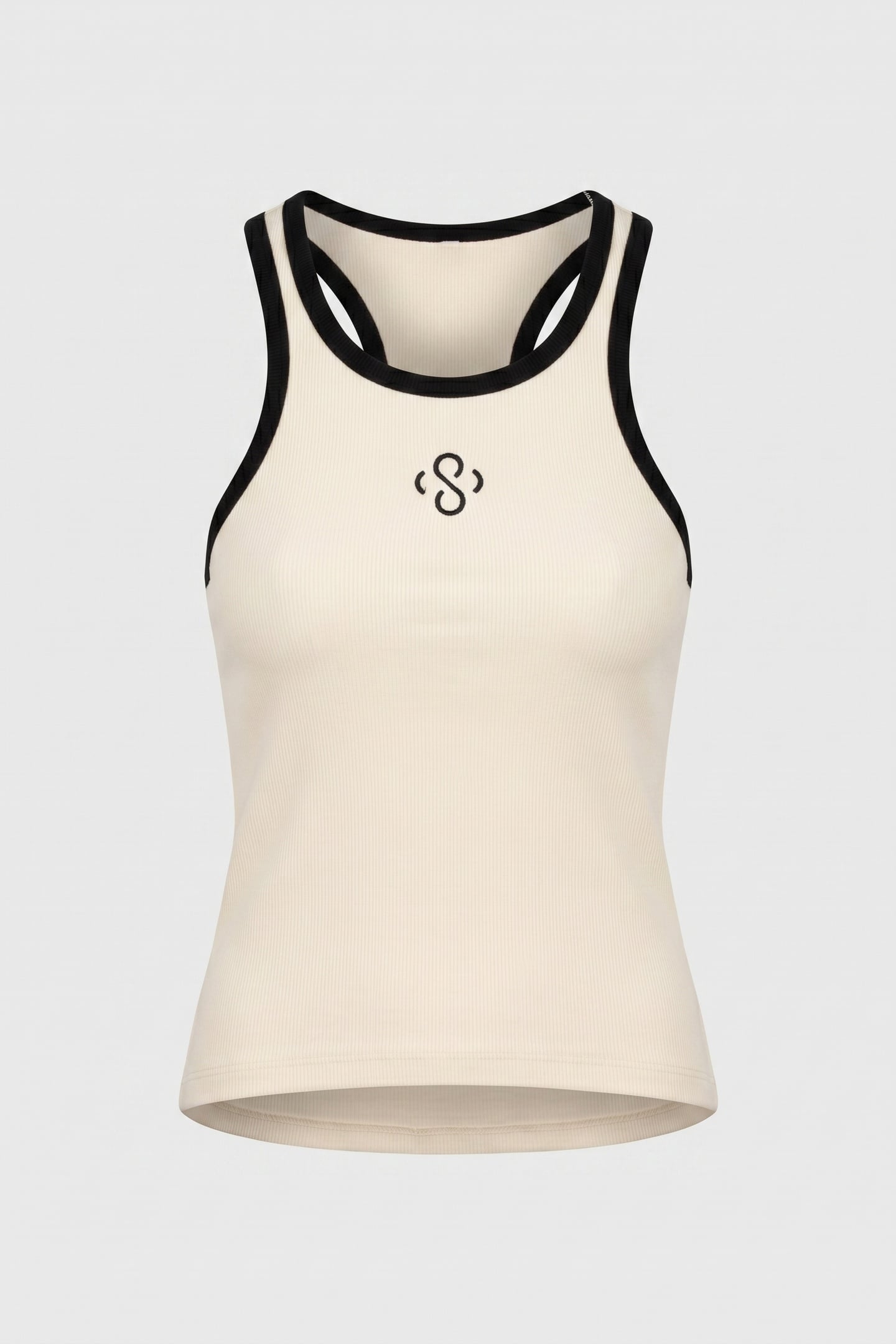 SINGLET RIB JERSEY IVORY 3