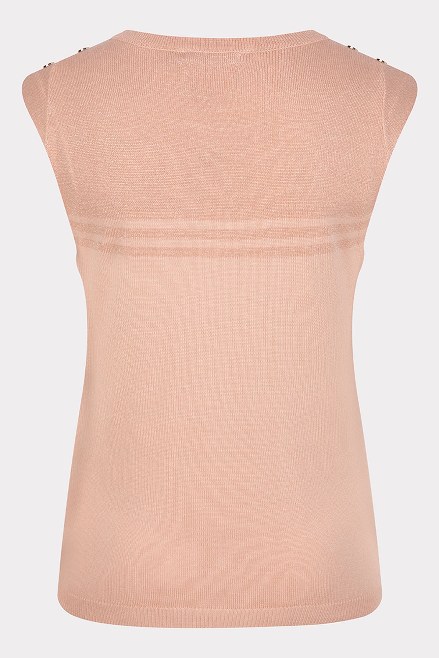 SWEATER SLV/LSS STRIPES LUREX LIGHT APRICOT 6
