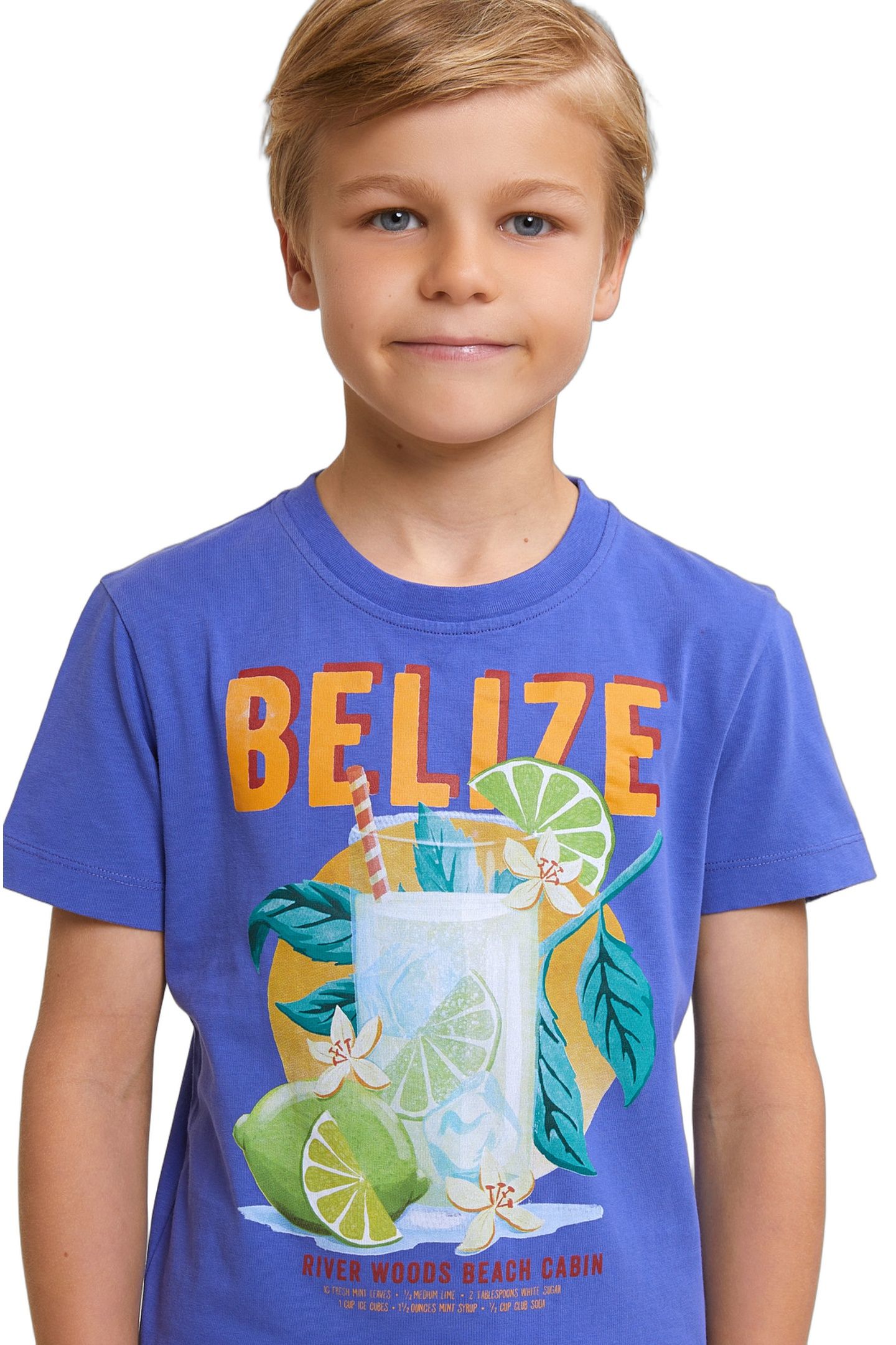 NORMAL FIT BASIC T-SHIRT SHORT SLEEVES REEF BLUE 4