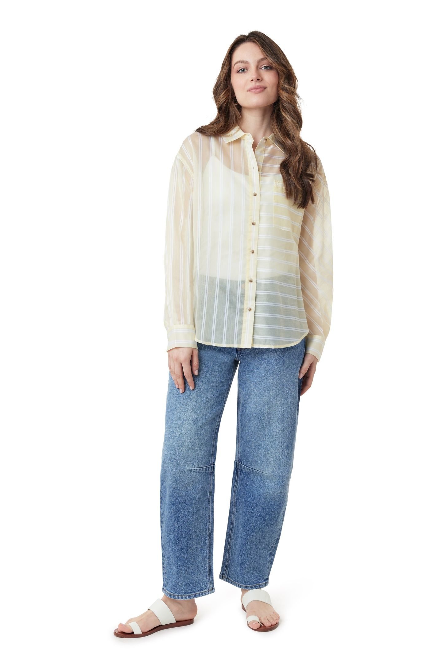 OVERSIZED SHIRT CHINO GREEN VERTICAL TWIN STRIPE 2