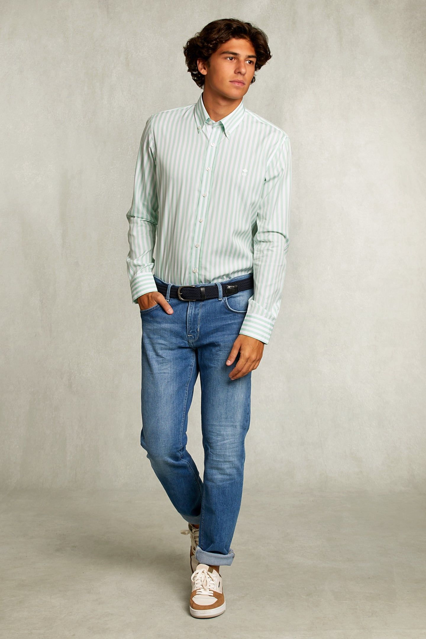 SF LS BROOKLYN CLR SHIRT GREEN 2