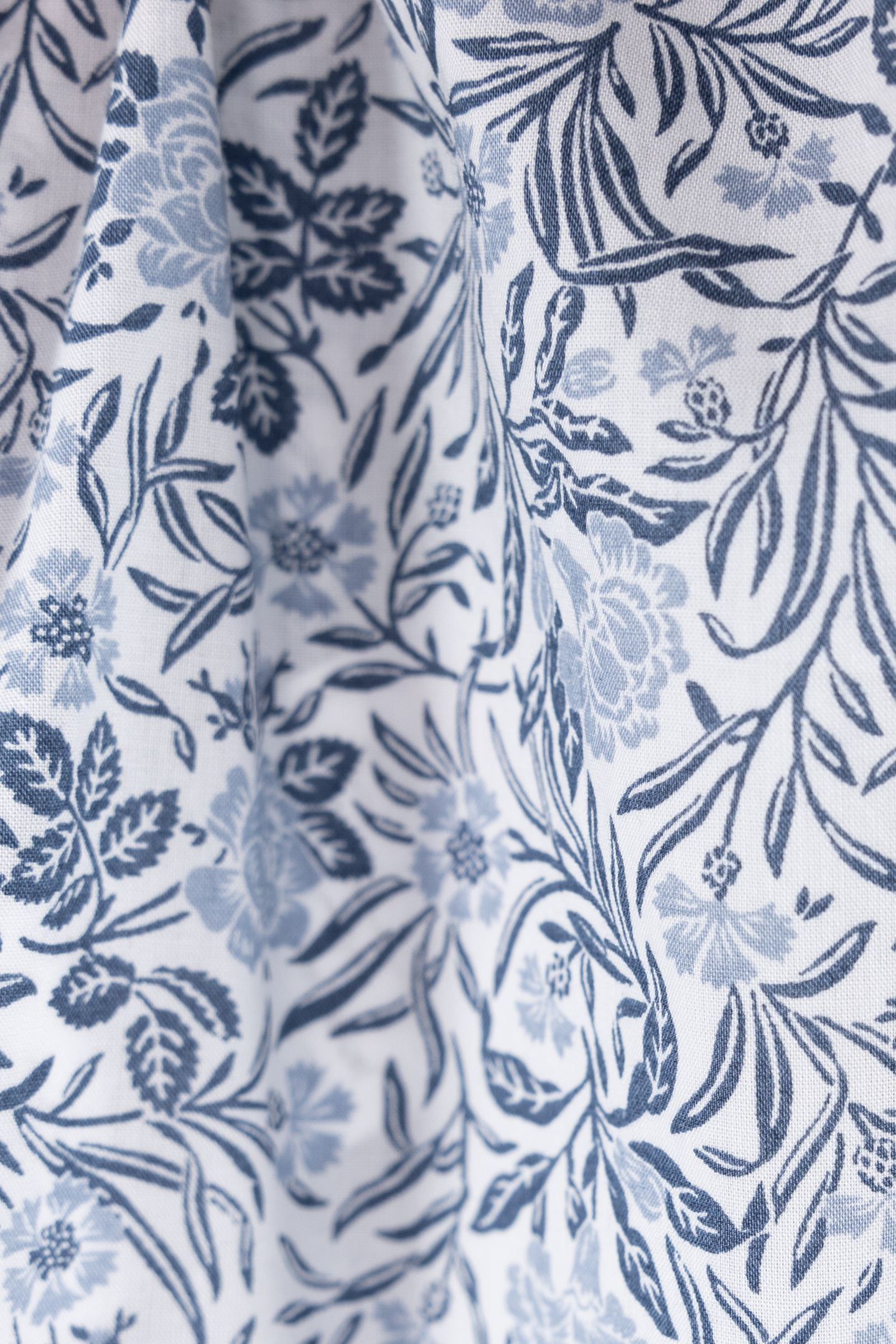 WHITE FLOWERY LIBERTY FABRIC SHIRT 6