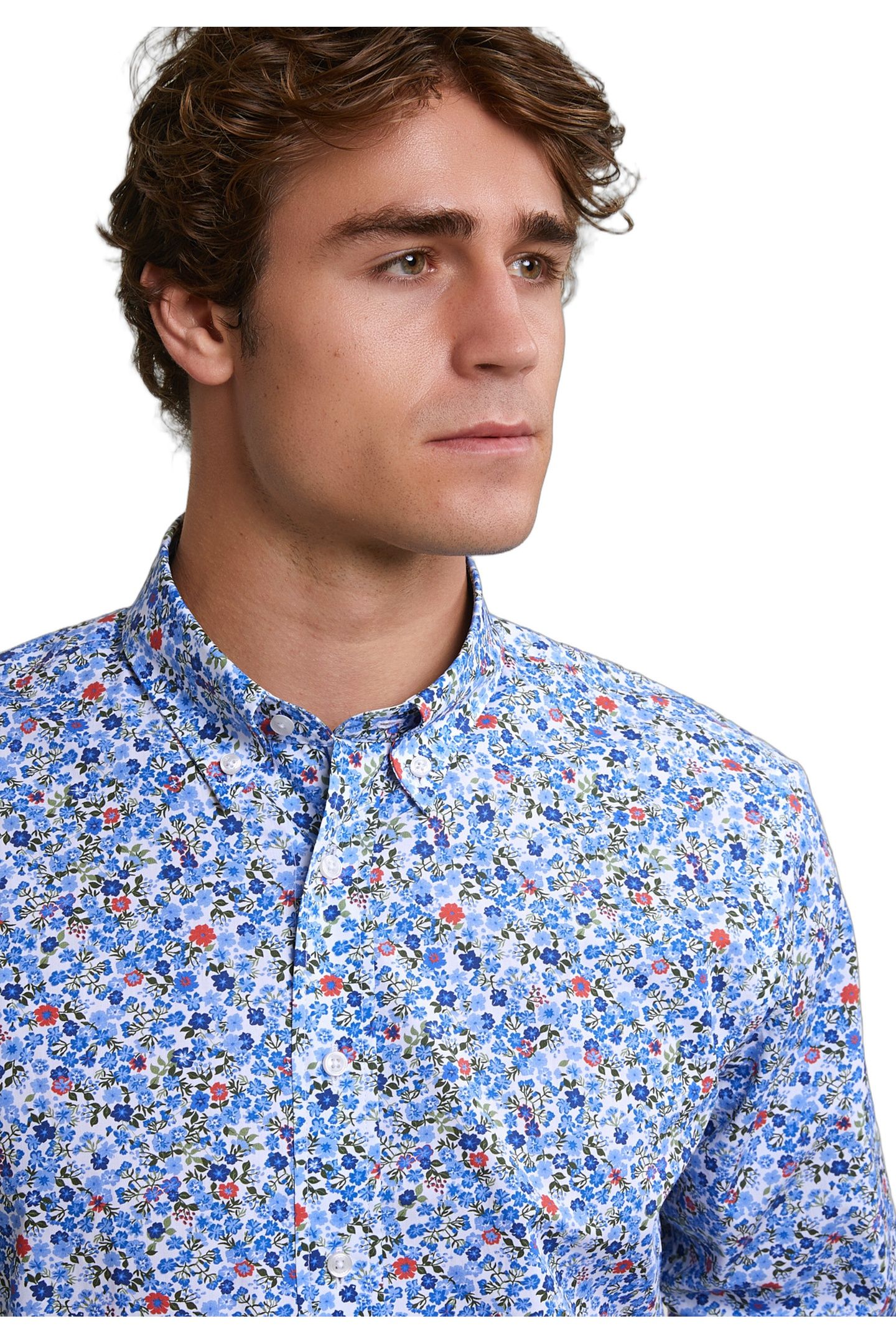 CUSTOM FIT FLORAL SHIRT MULTI 4