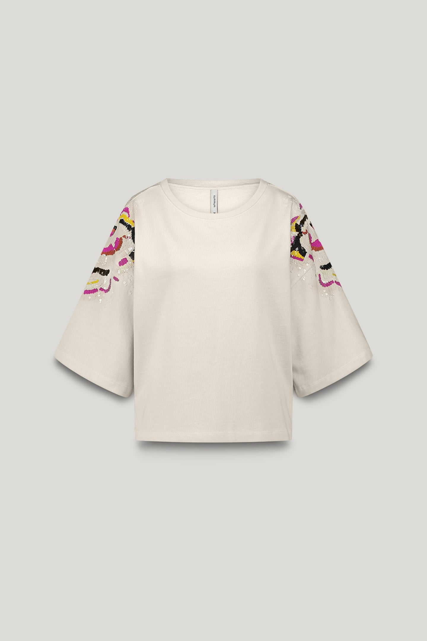 OVERSIZED EMBELLISHED SWEATSHIRT IVORY 4