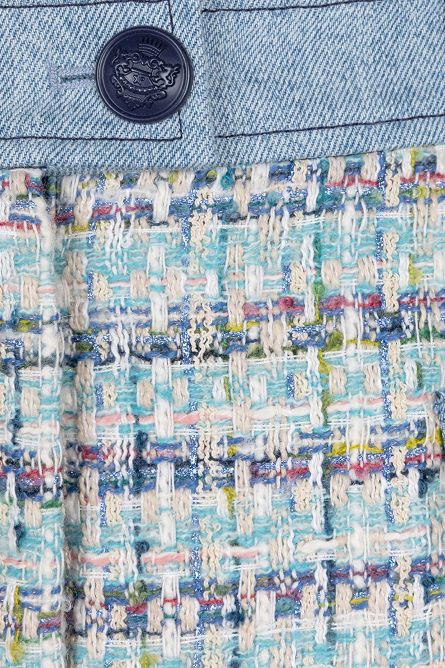 SKIRT TWEED JEANS ACCENT BLUE 5