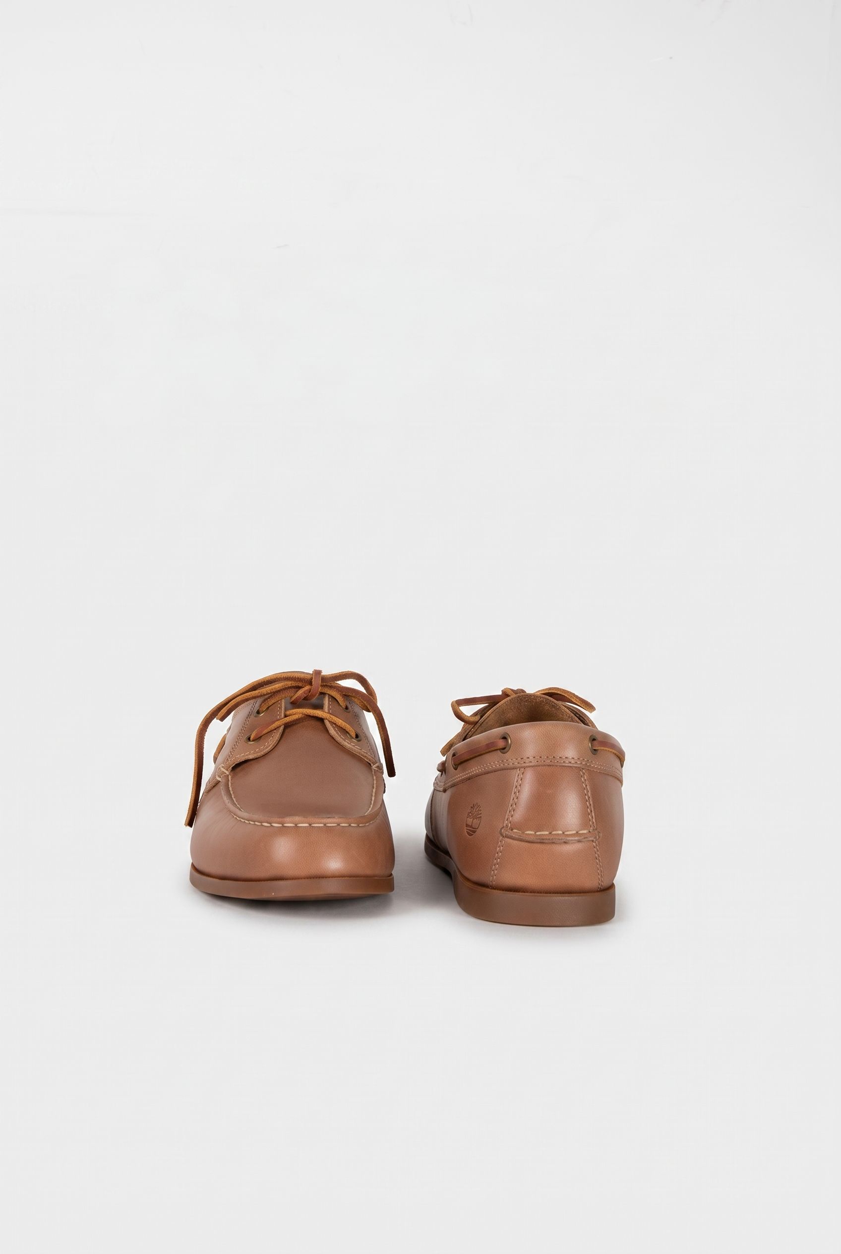 CEDAR BAY ESSENTIAL BOAT SHOE LIGHT BROWN FULL GRAIN 2