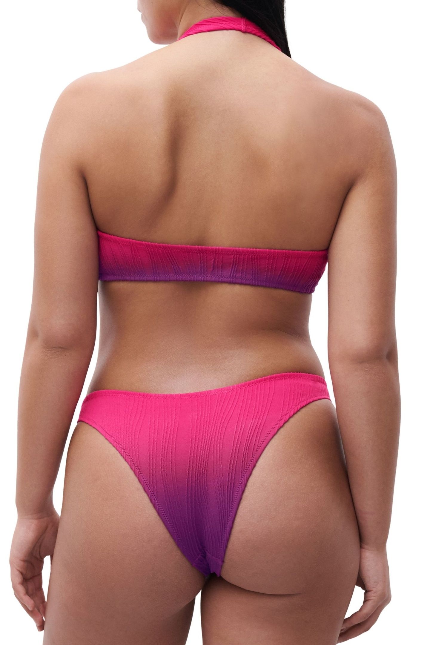 SW BRA WF TSHIRT PLUNGE SUNSET TIE & DYE 2