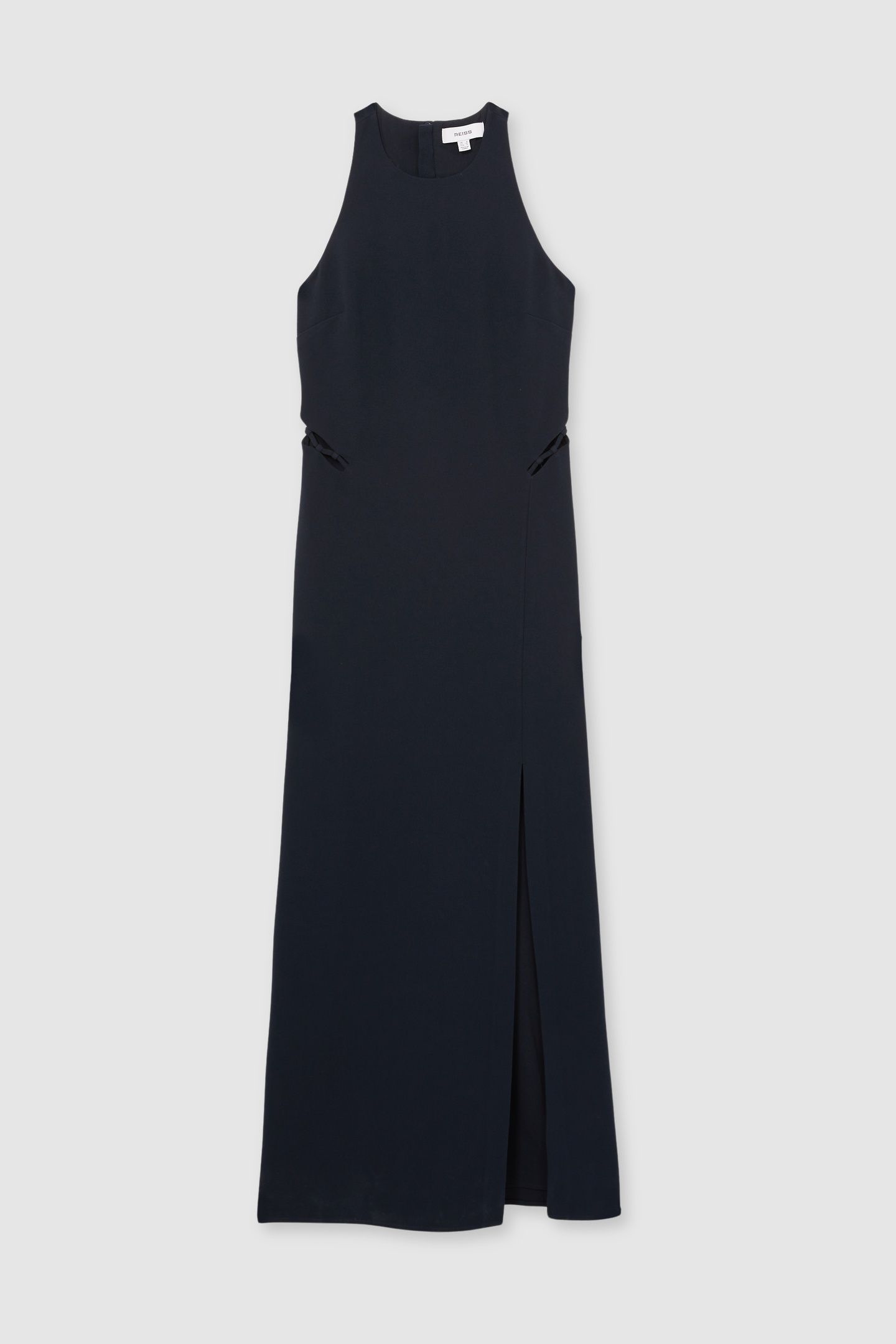 LADDER TRIM MAXI DRESS NAVY 4