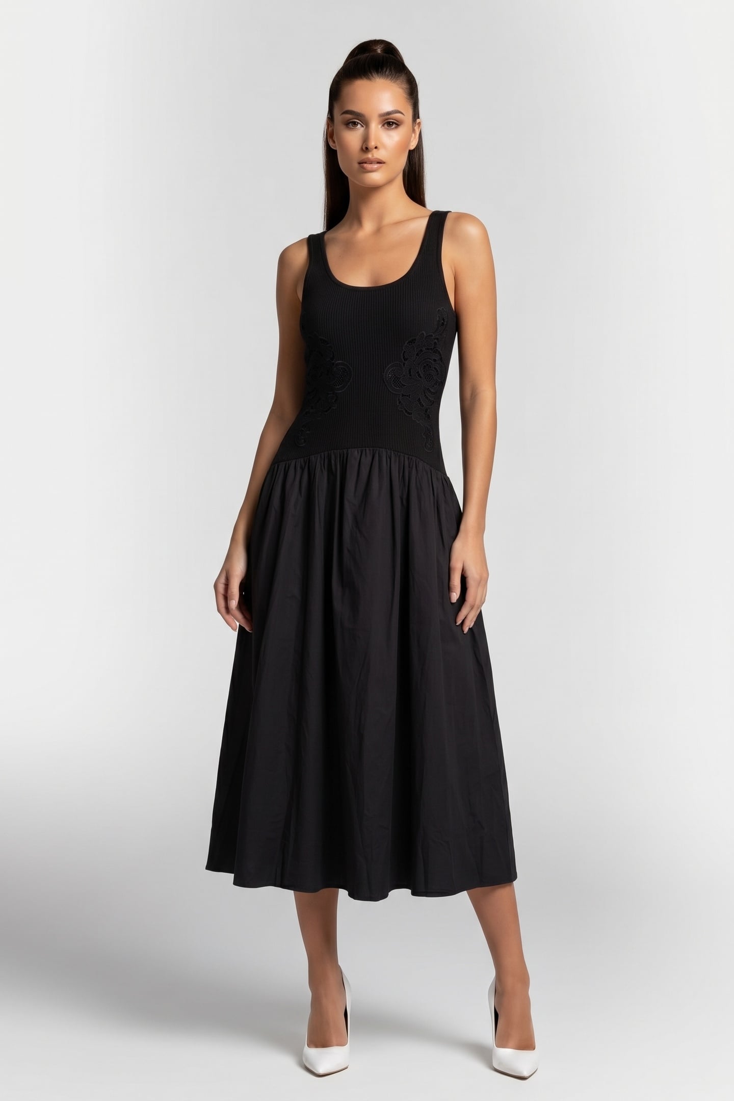 ORA DRESS BLACK 1
