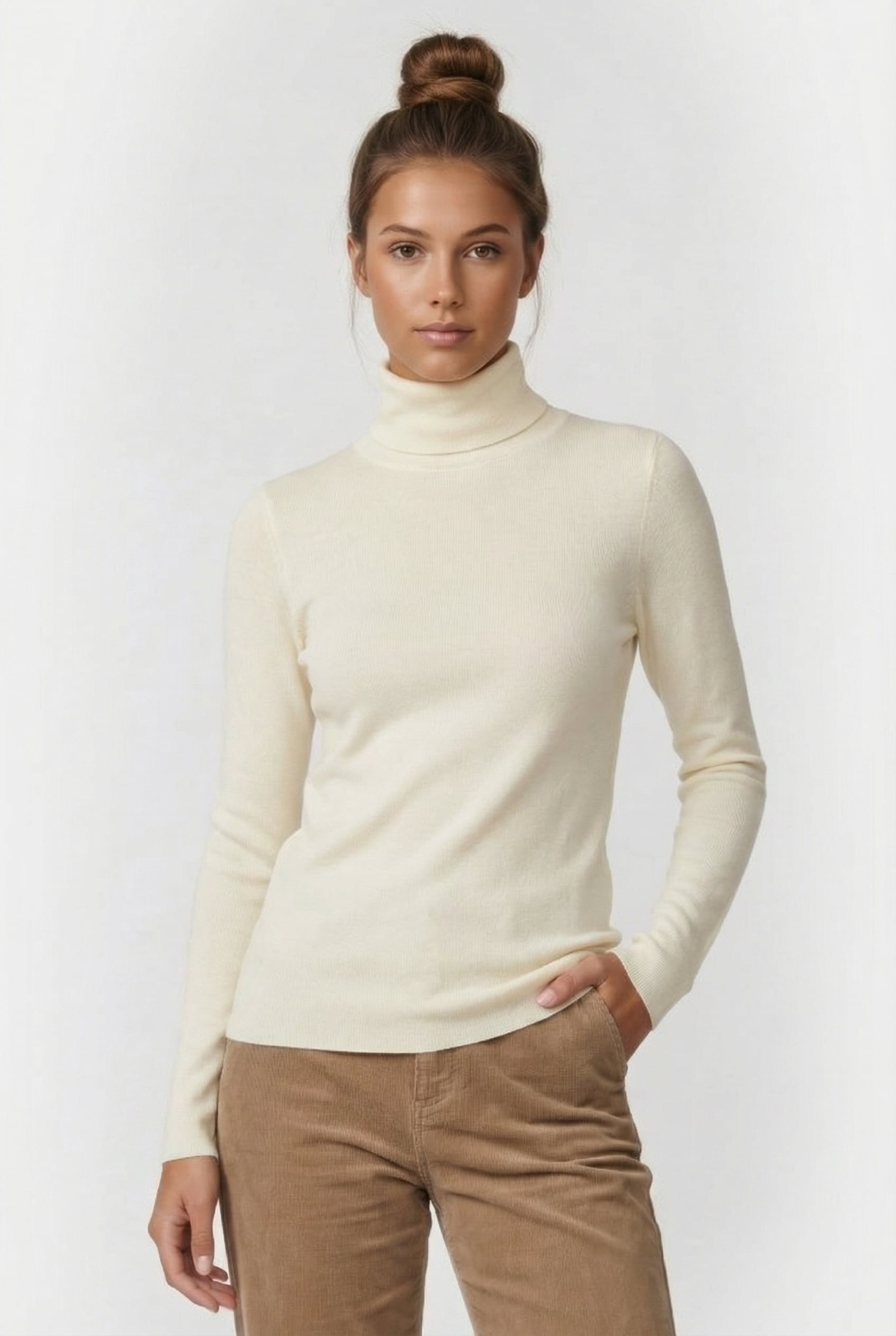 LAMIA TURTLE NECK WHITE 1