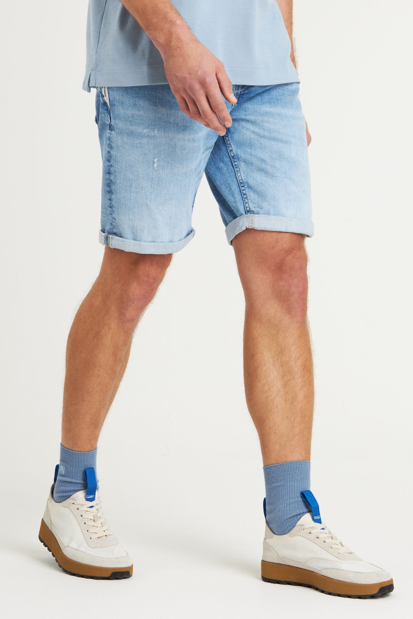 EGO.S CRAW BERMUDA/SHORT BLEACHED DENIM 3