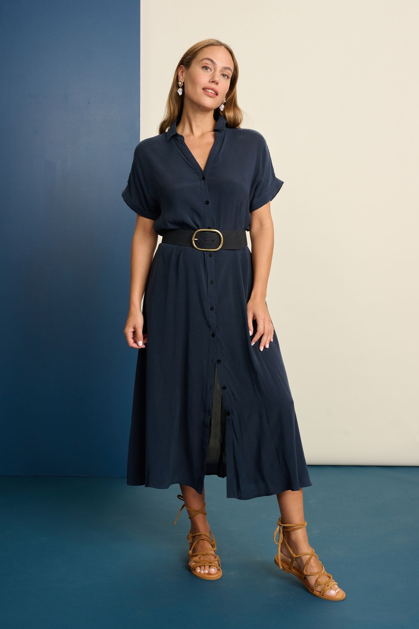 DRESS - LYNN DARK NAVY 3
