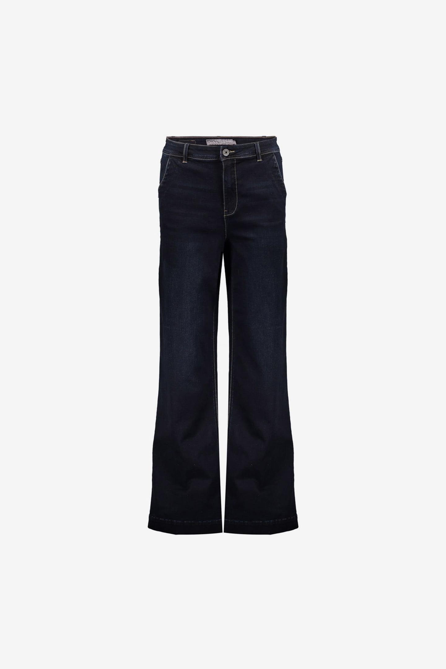 JEANS WIDE DARK BLUE BLACK DENIM 1