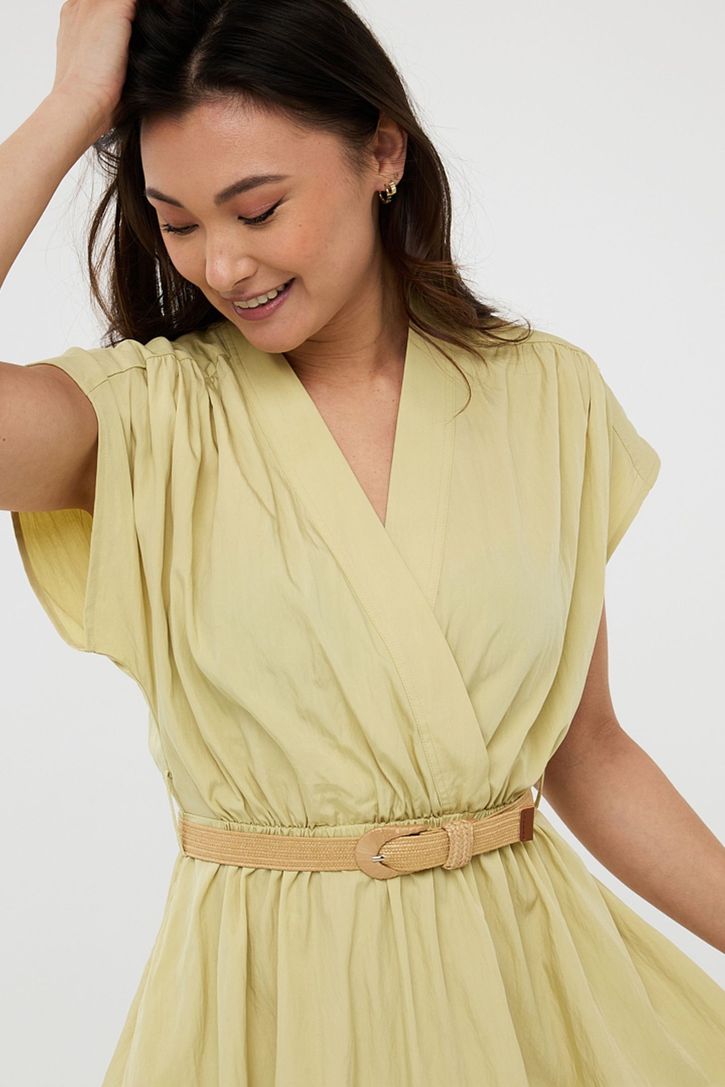 DRESS LONG WIDE LEMON PIE 7