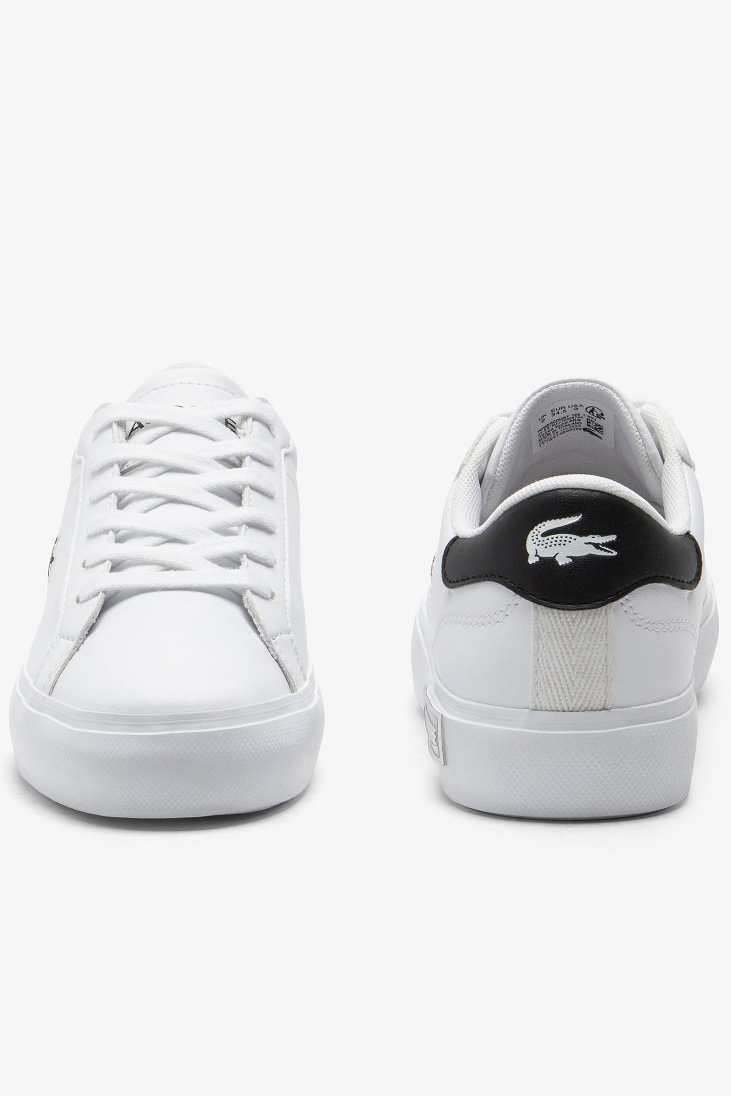 TEEN POWERCOURT SNEAKER WHITE/BLACK 7