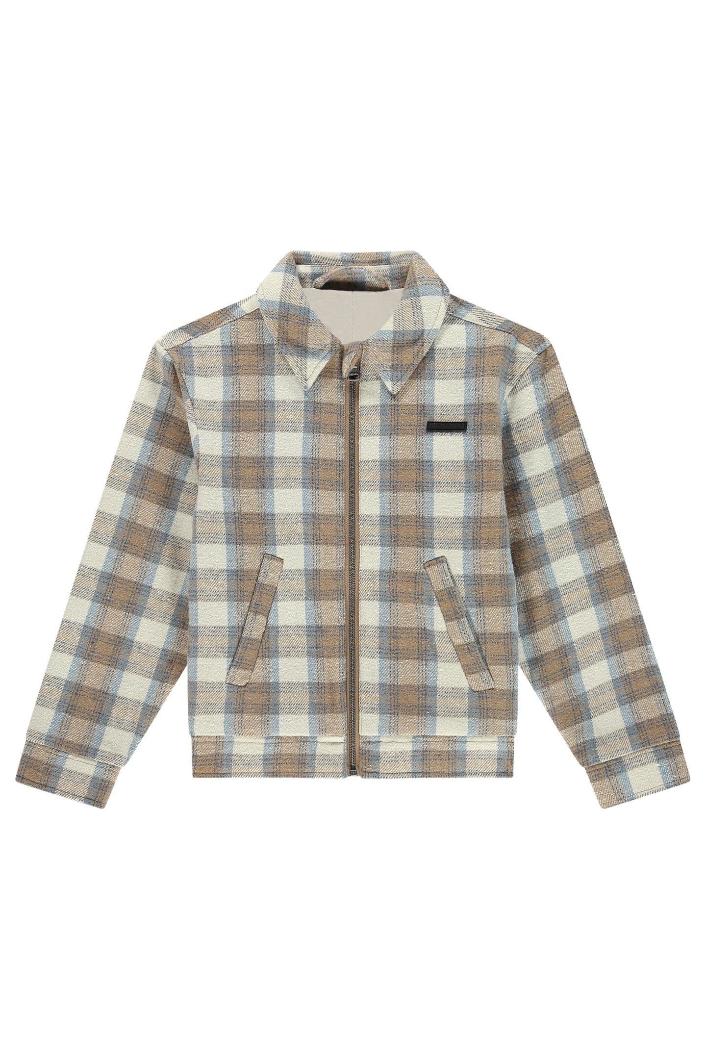 DANNI PLAID JACKET WALNUT 1