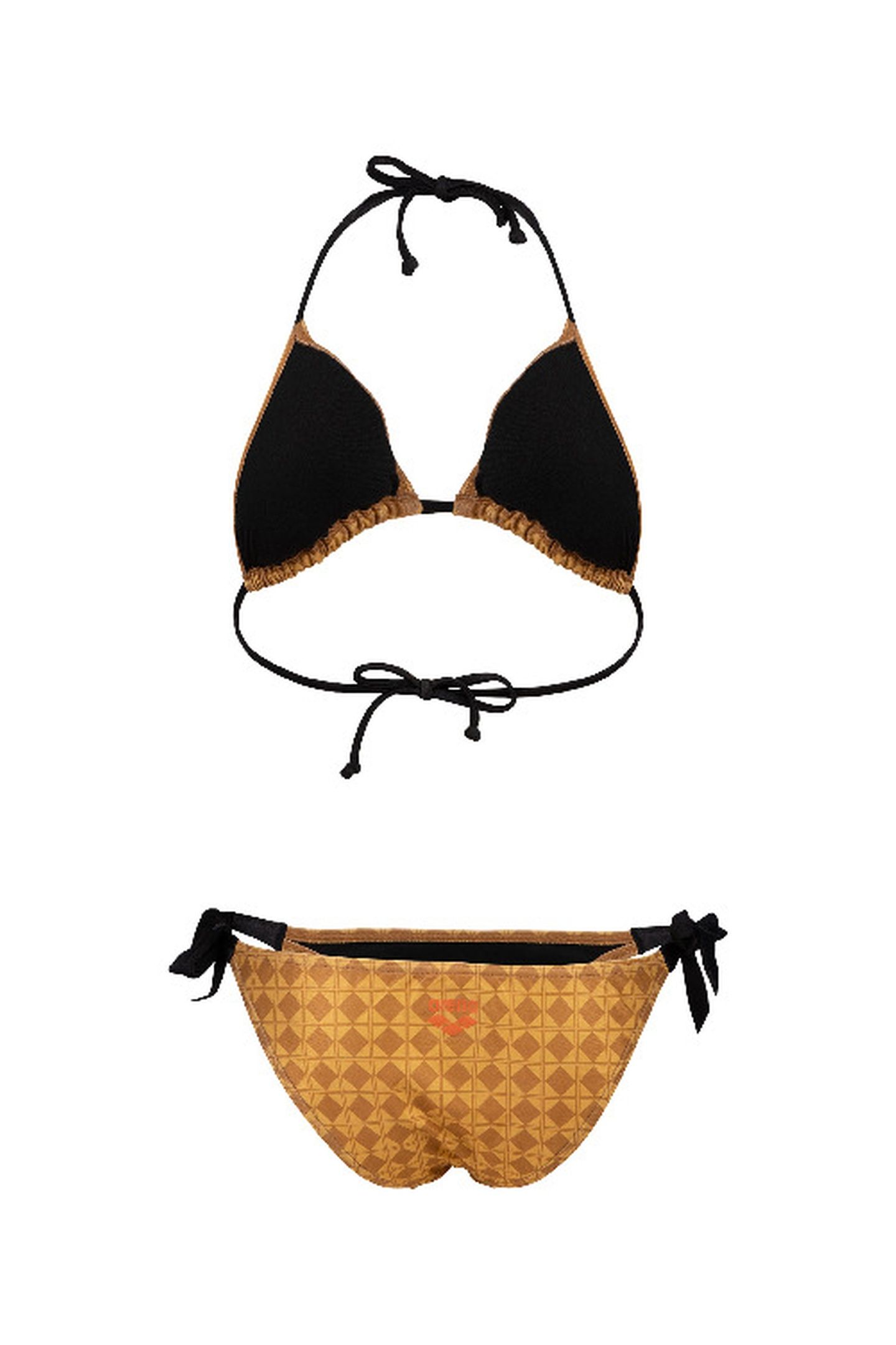 WO50TH GOLD BIKINI TRIANGLE GOLD MULTI-BLACK 7