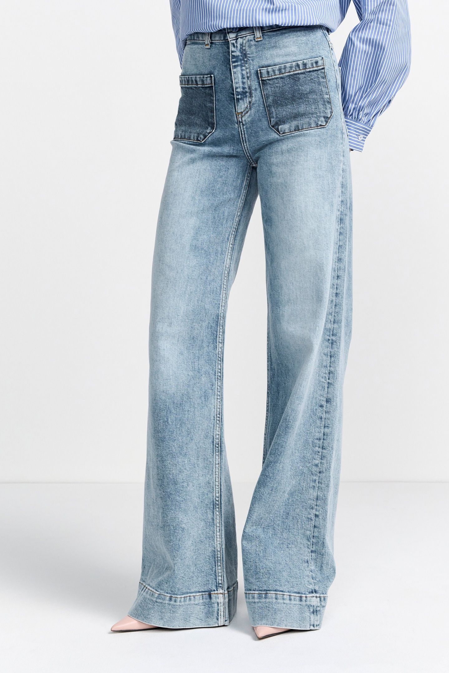 MARLENE DARK BLUE DENIM ORGANIC DENIM BLUE 1