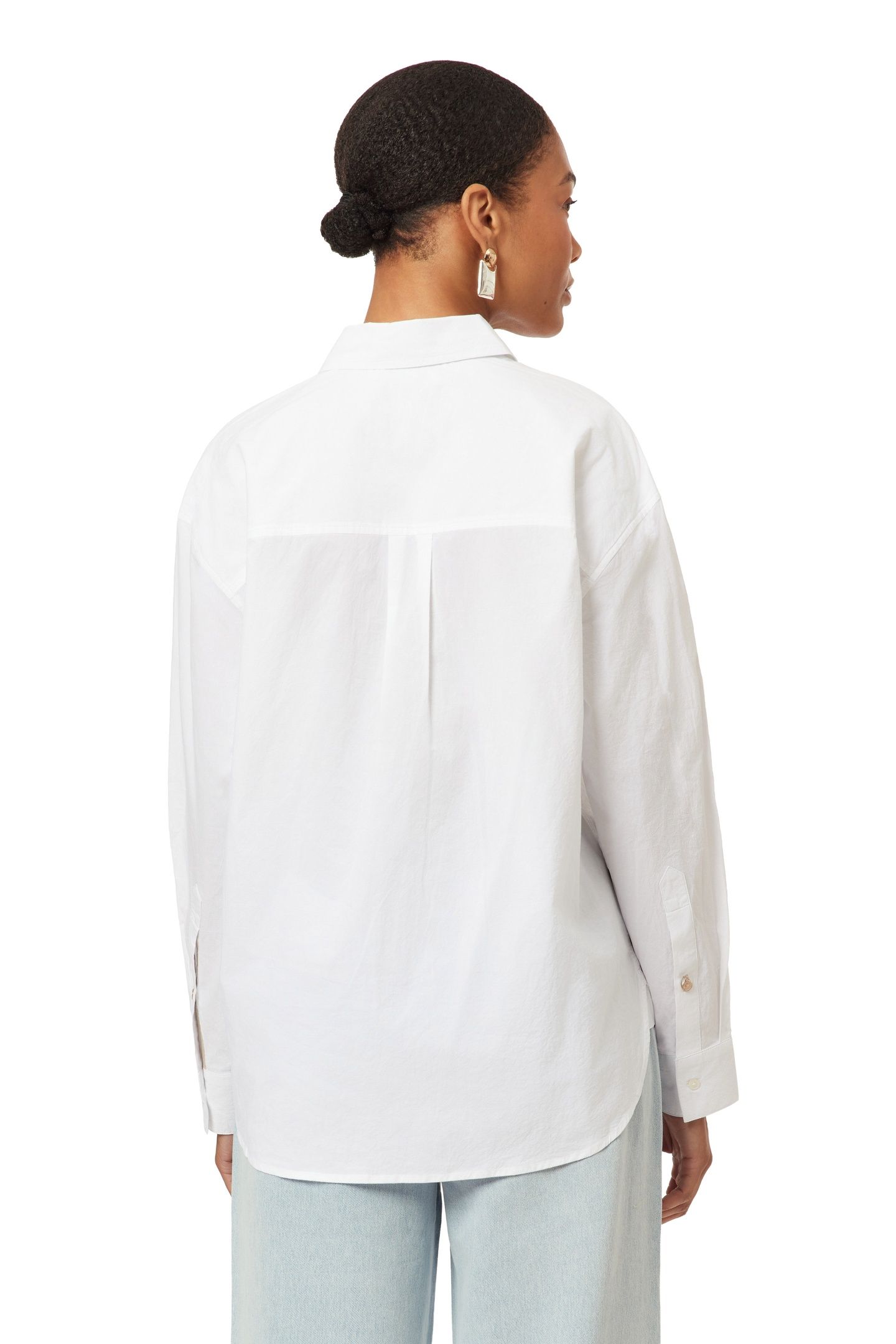 OVERSIZED SHIRT BRILLIANT WHITE 4