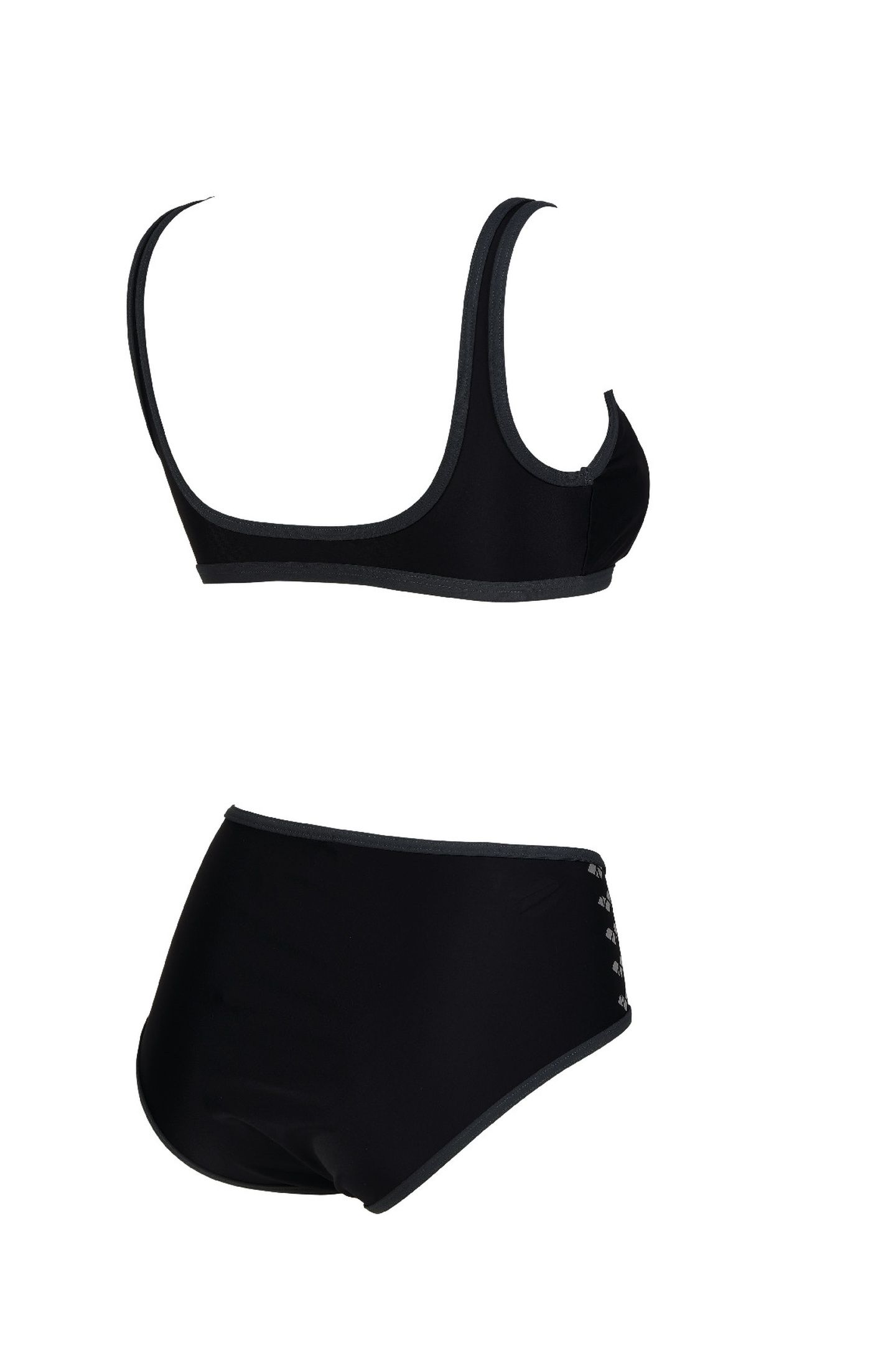 WOICONS BIKINI TOP LOGO BLACK-ASPHALT 5